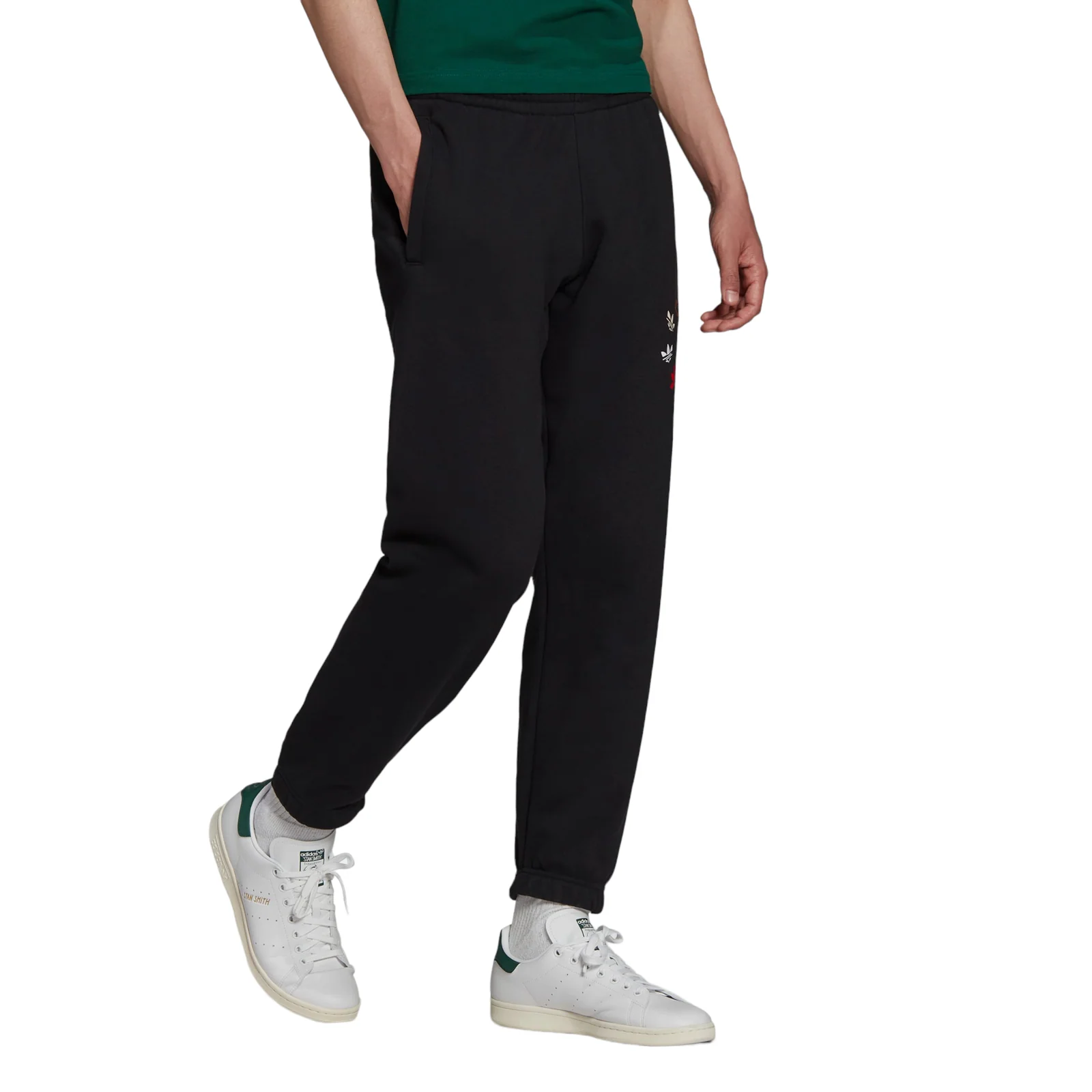 adidas Originals Adicolor Shattered Trefoil Sweat Pant - Black - Image 4