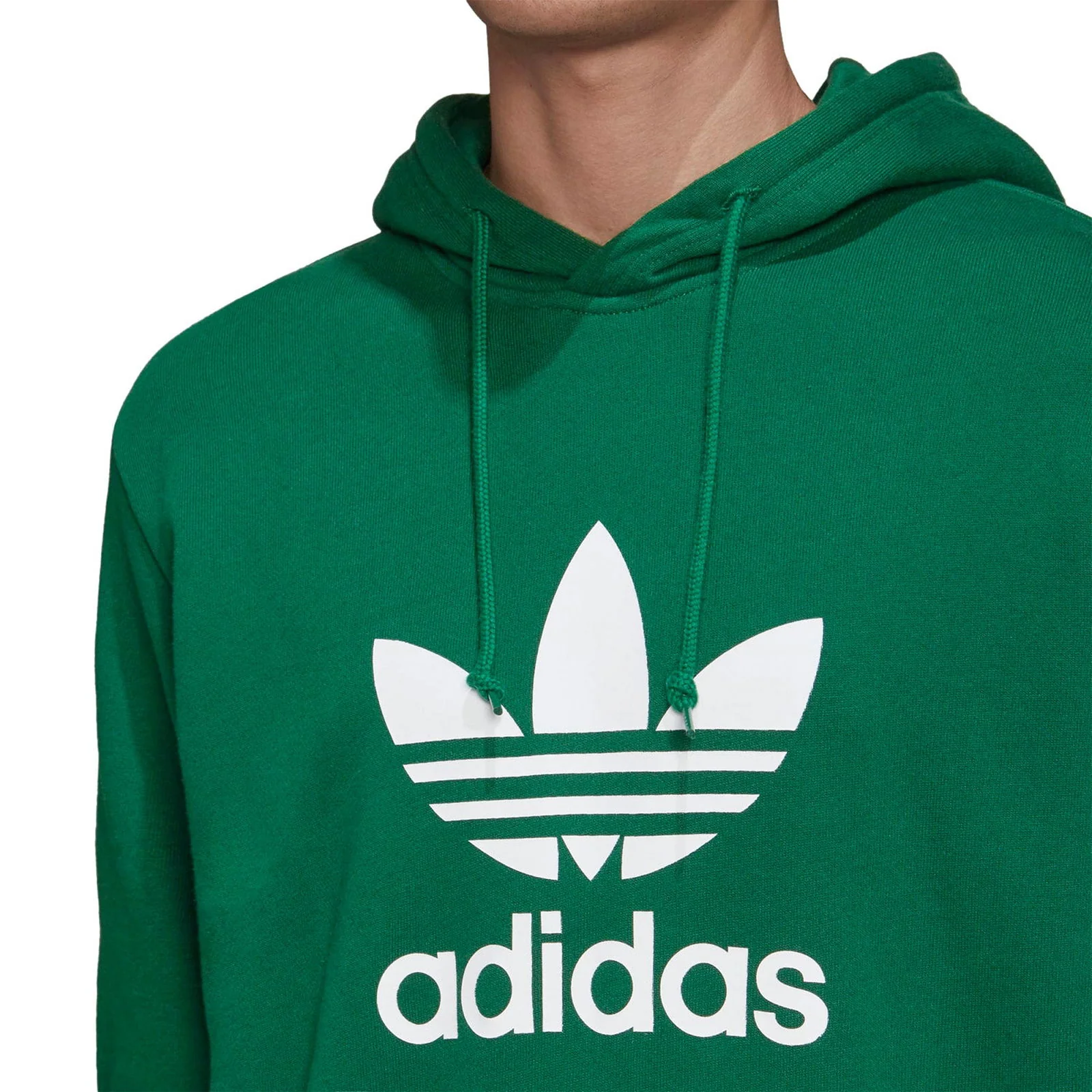 adidas Originals adicolor Trefoil Hoodie - Green - Image 4