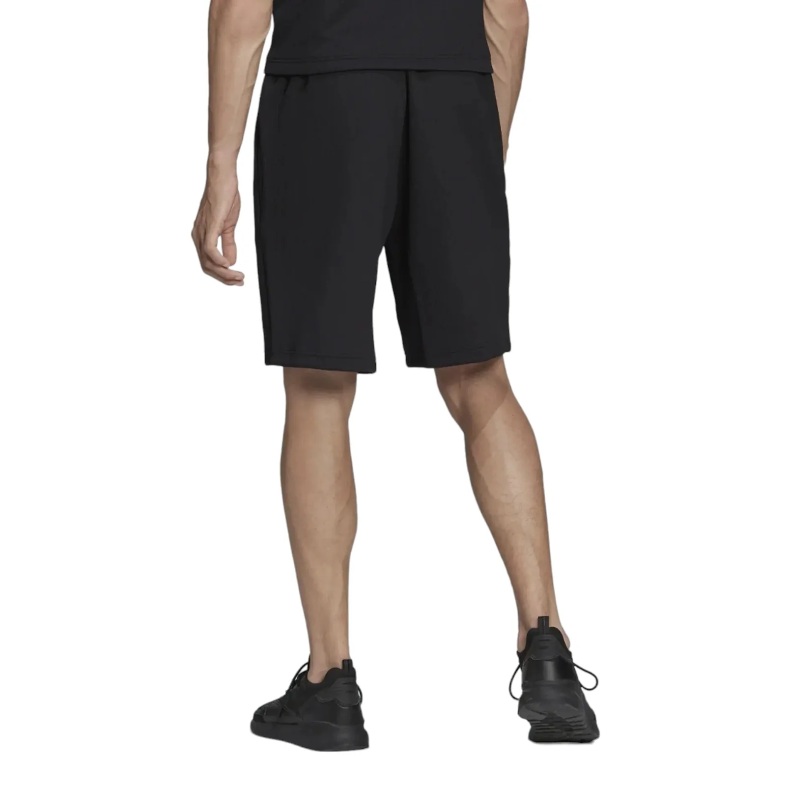 adidas Originals Adicolor Trefoil Plisse Shorts - Black - Image 3