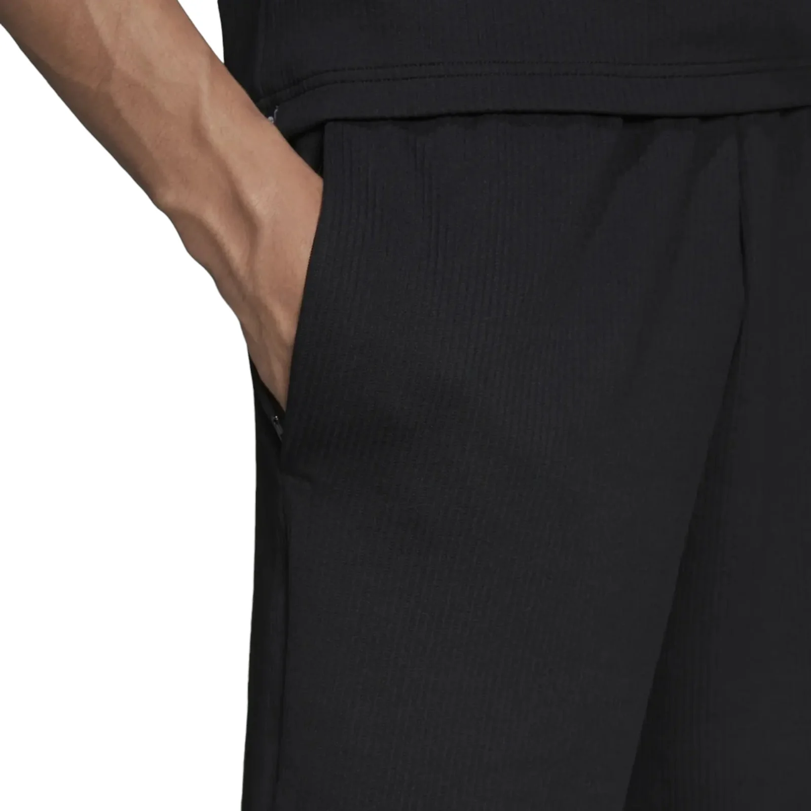 adidas Originals Adicolor Trefoil Plisse Shorts - Black - Image 4