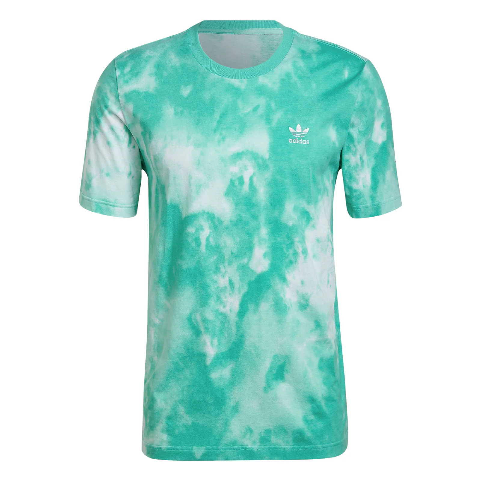 adidas Originals Adicolor Trefoil Tie Dyed T-Shirt - Green
