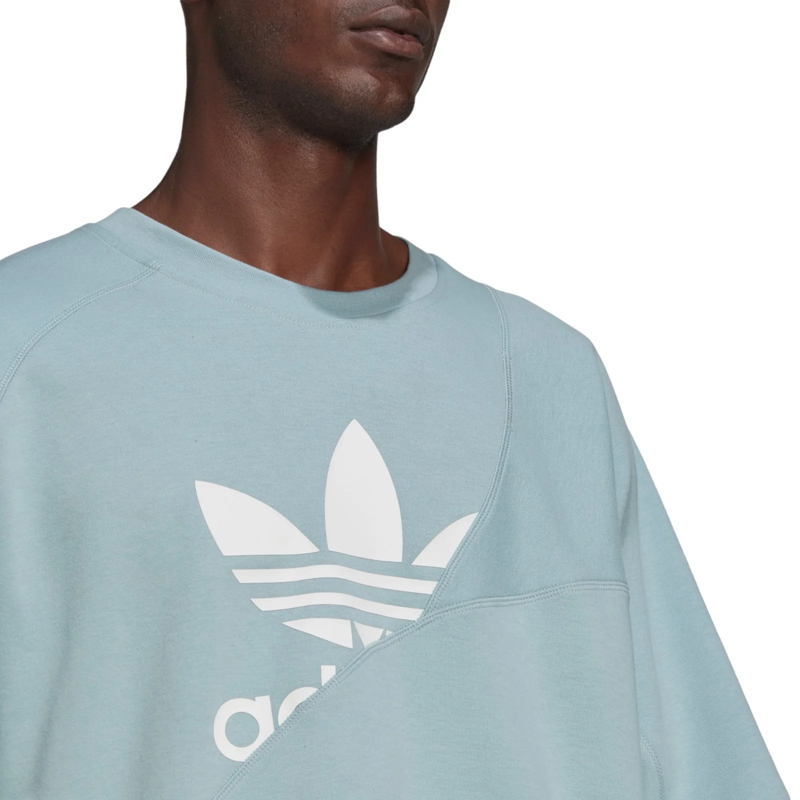 adidas Originals Adicolor Tricot Interlock T-Shirt - Blue - Image 4