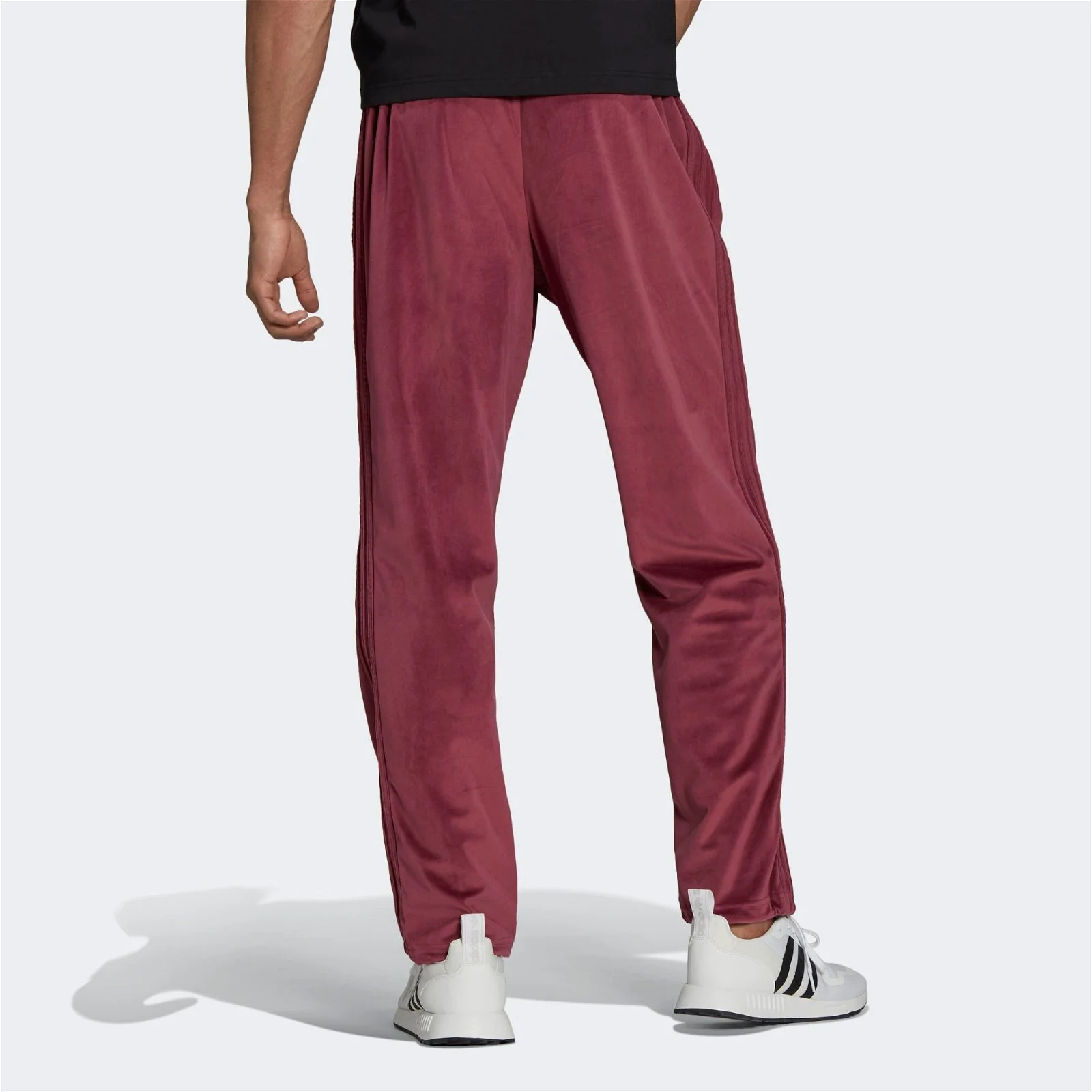 adidas Originals Adicolor Velour Firebird Track Pants - Victory Crimson - Image 3