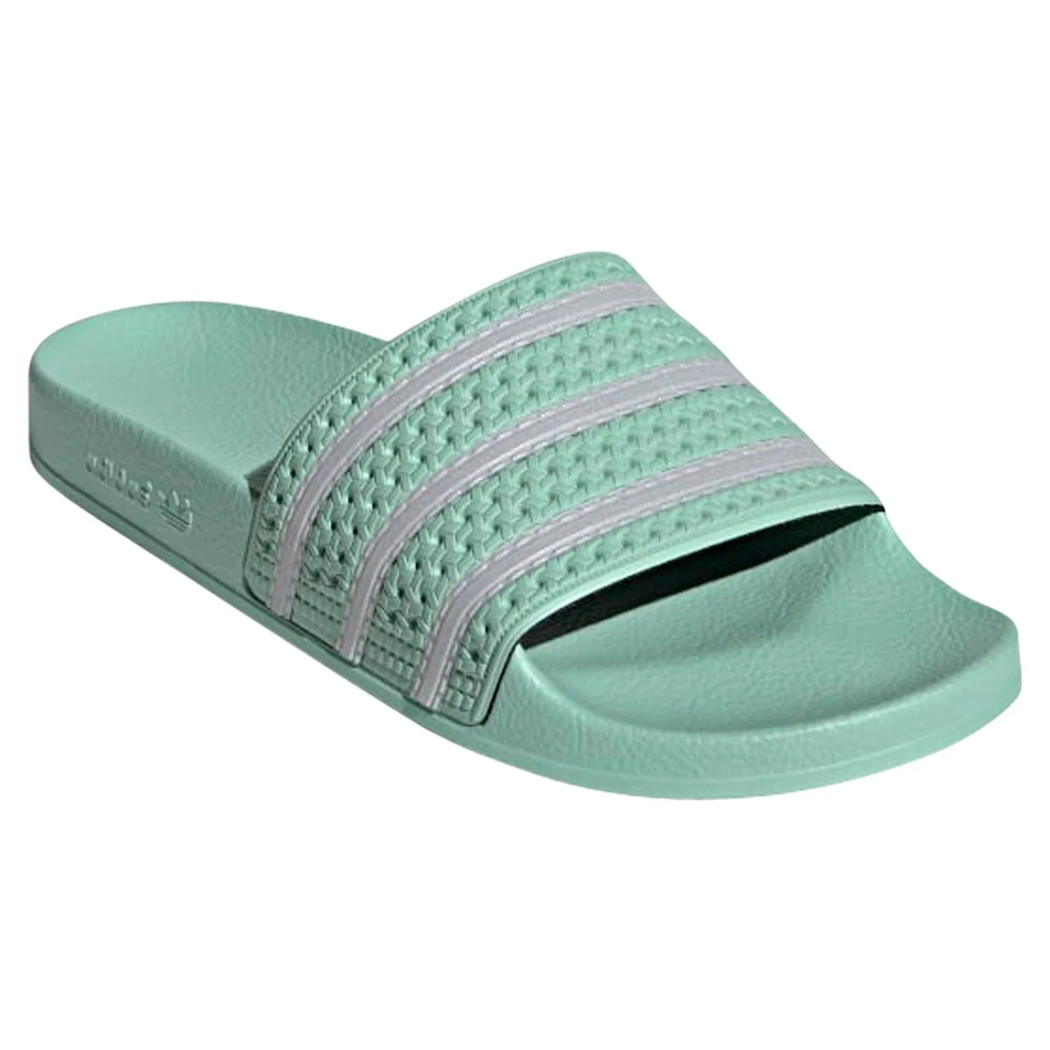 adidas Originals Adilette Slides - Blush Green - Image 2
