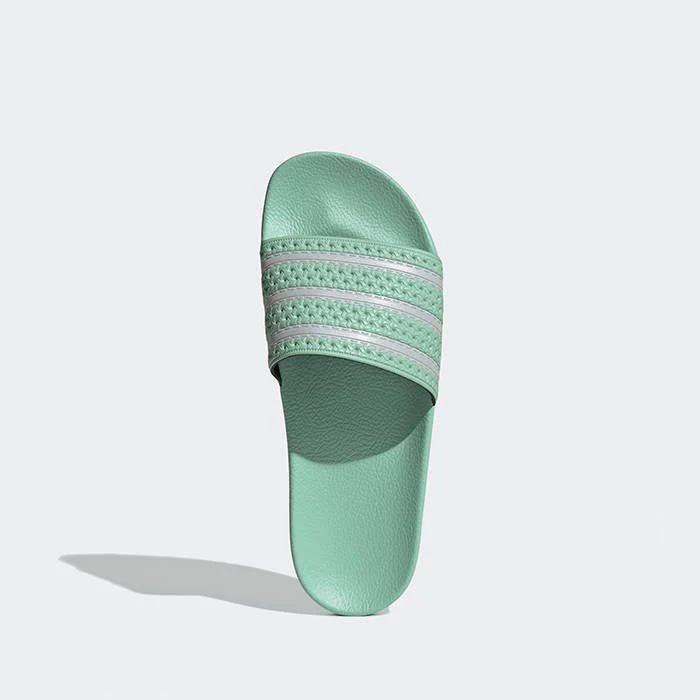 adidas Originals Adilette Slides - Blush Green - Image 3