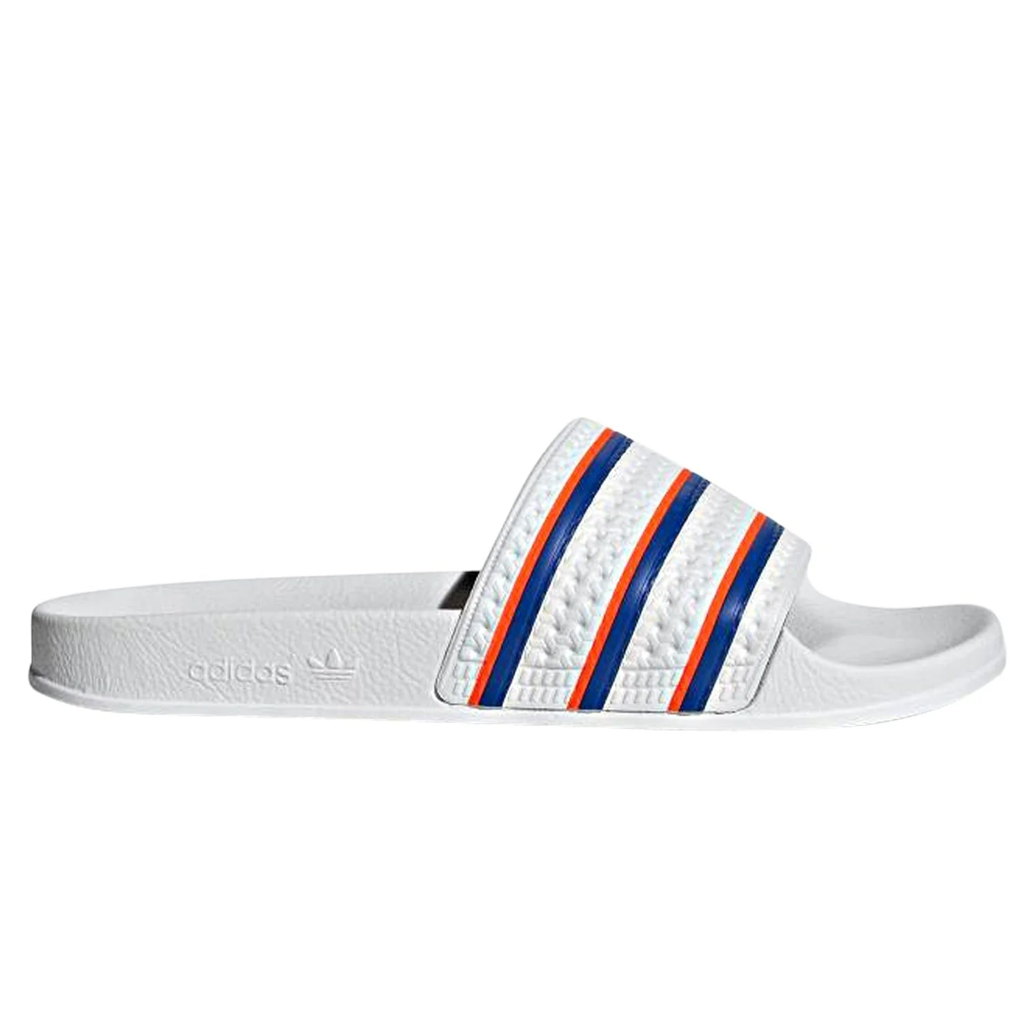adidas Originals Adilette Slides - White/Blue/Red