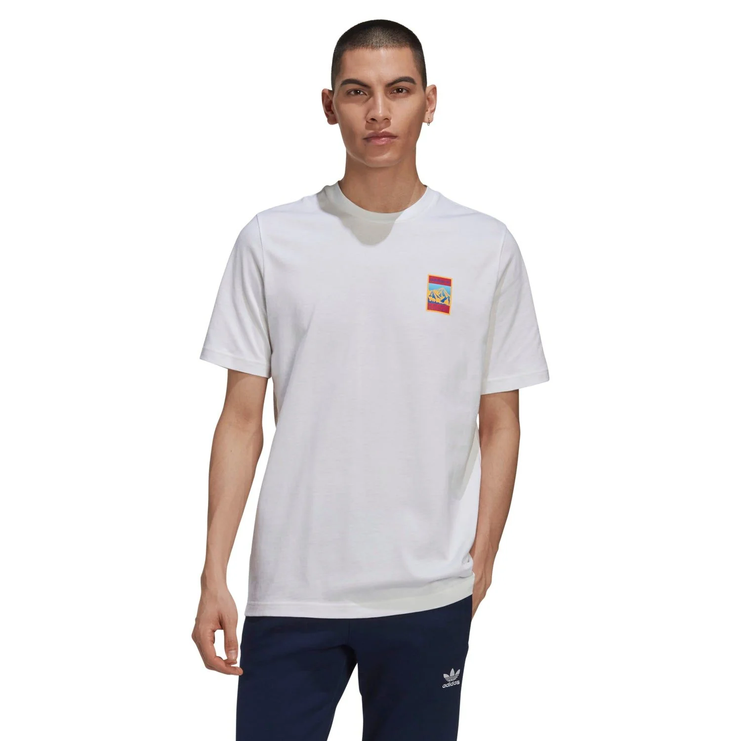 adidas Originals Adiplore Graphic T Shirt - White - Image 3
