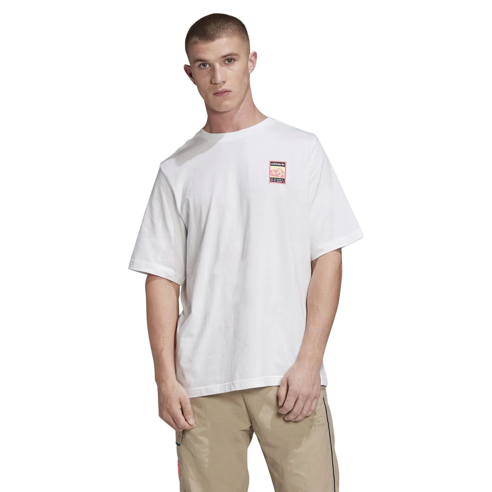 adidas Originals Adiplore Graphic T Shirt - White - Image 3