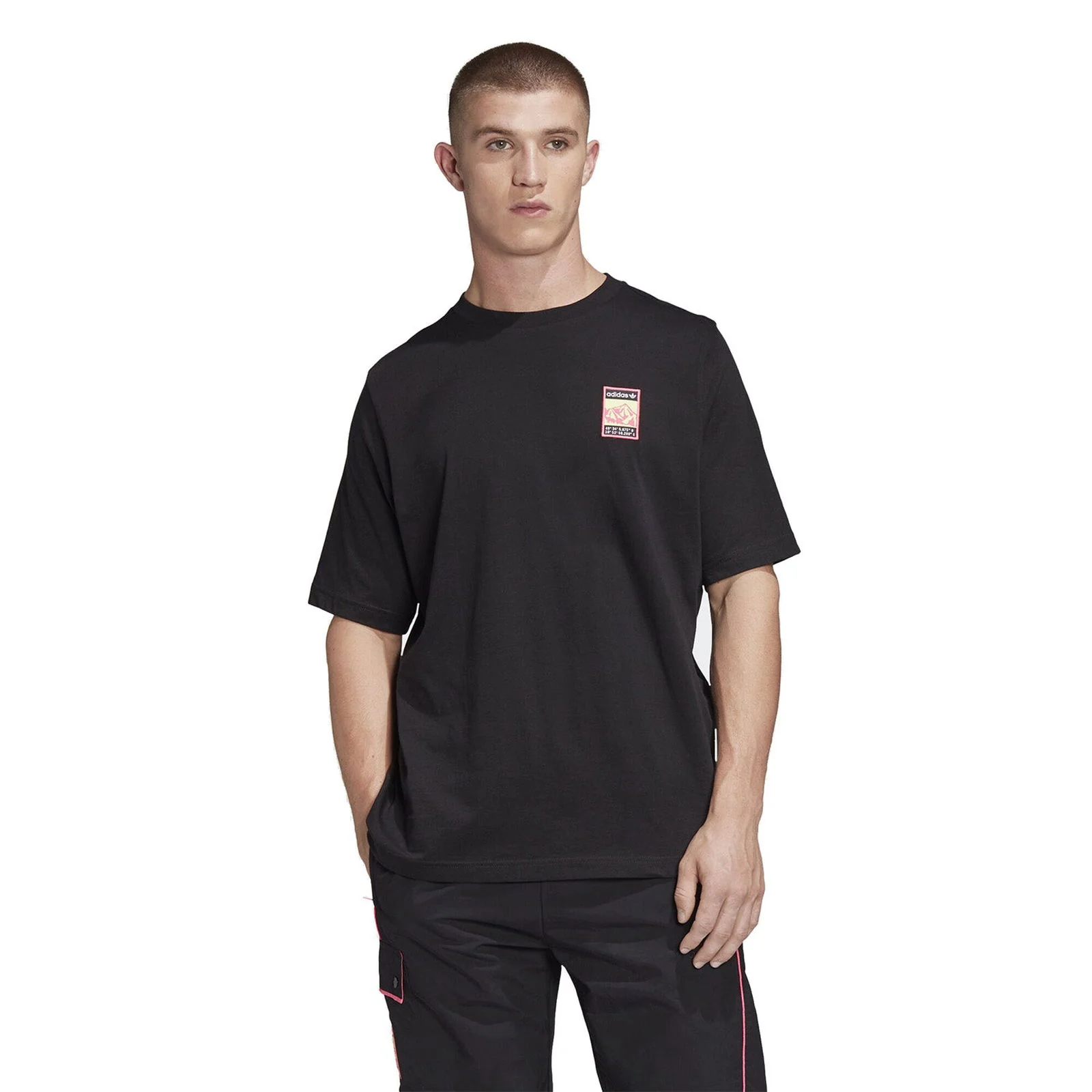 adidas Originals adiplore Graphic Tee - Black - Image 3