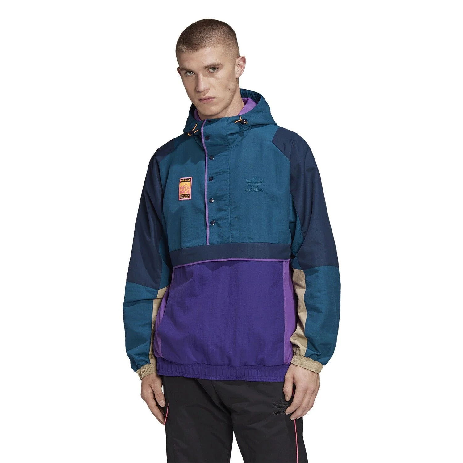 adidas Originals Adiplore Hooded Jacket - Multi - Image 3