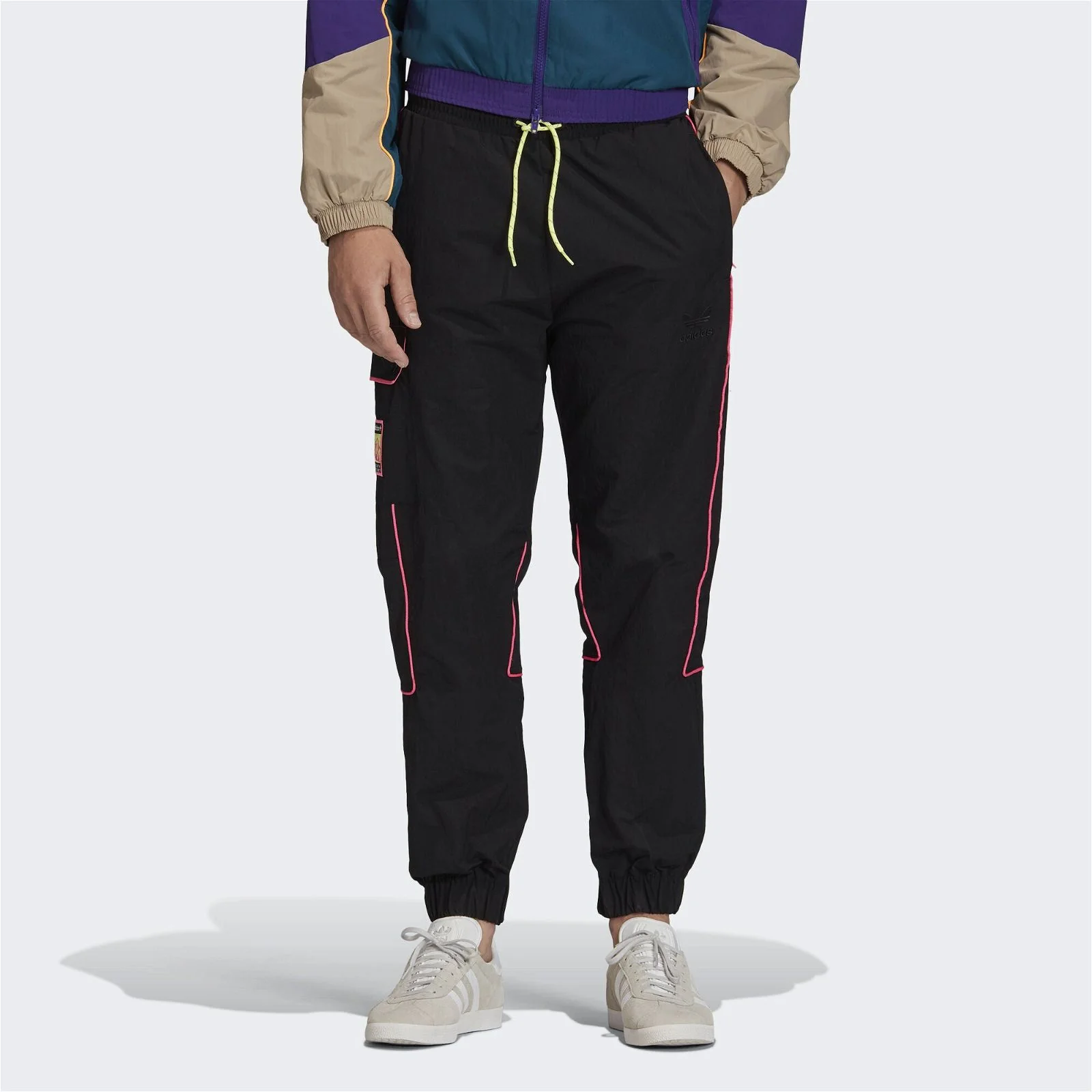 adidas Originals Adiplore Track Pants - Black - Image 3