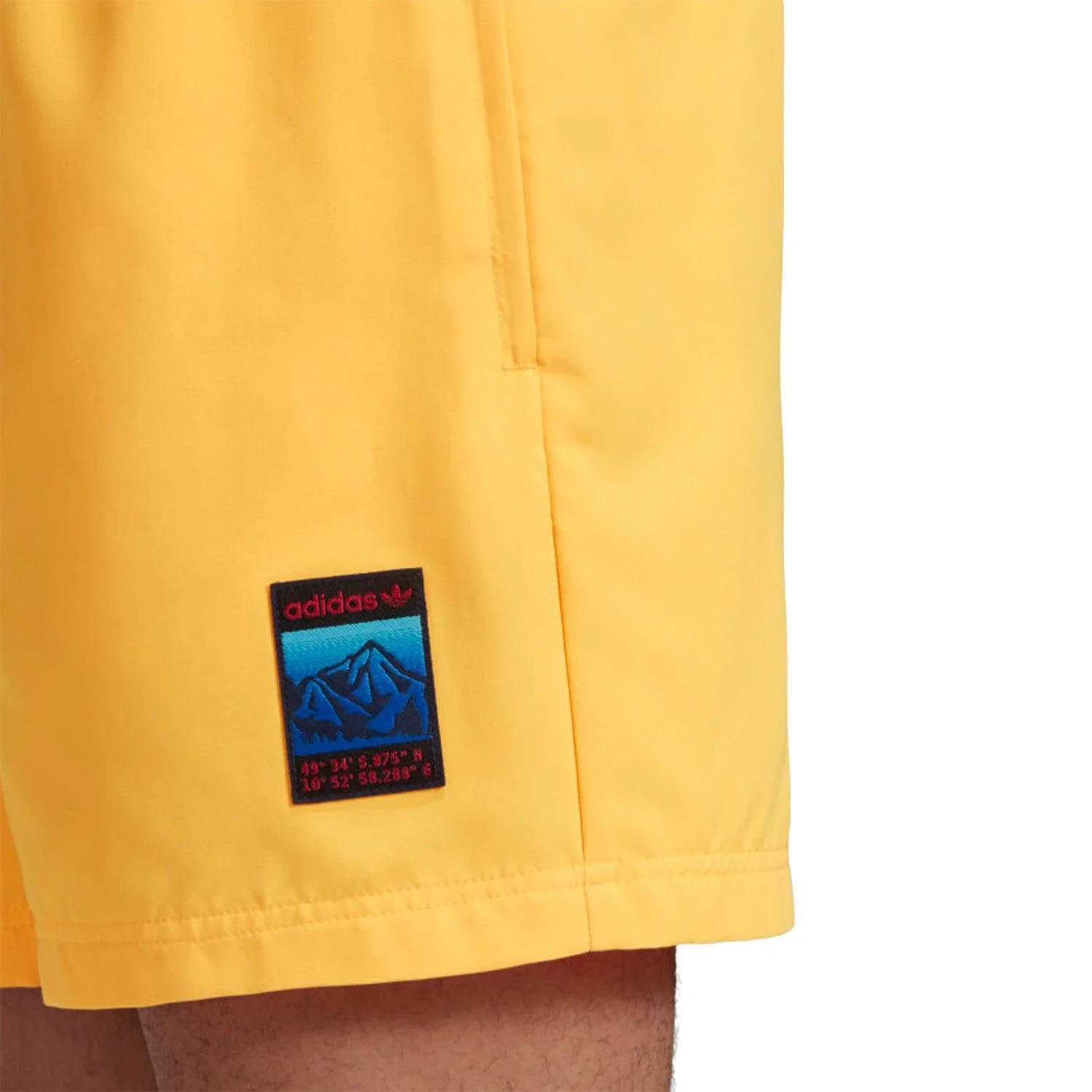 adidas Originals Adiplore Woven Shorts - Gold - Image 3