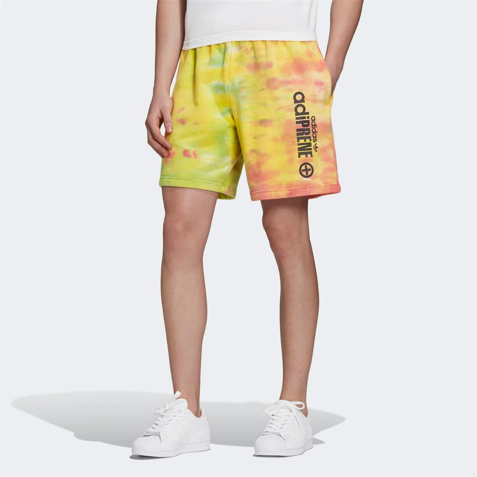 adidas Originals Adiprene Sweat Shorts - Tie-Dye - Image 5