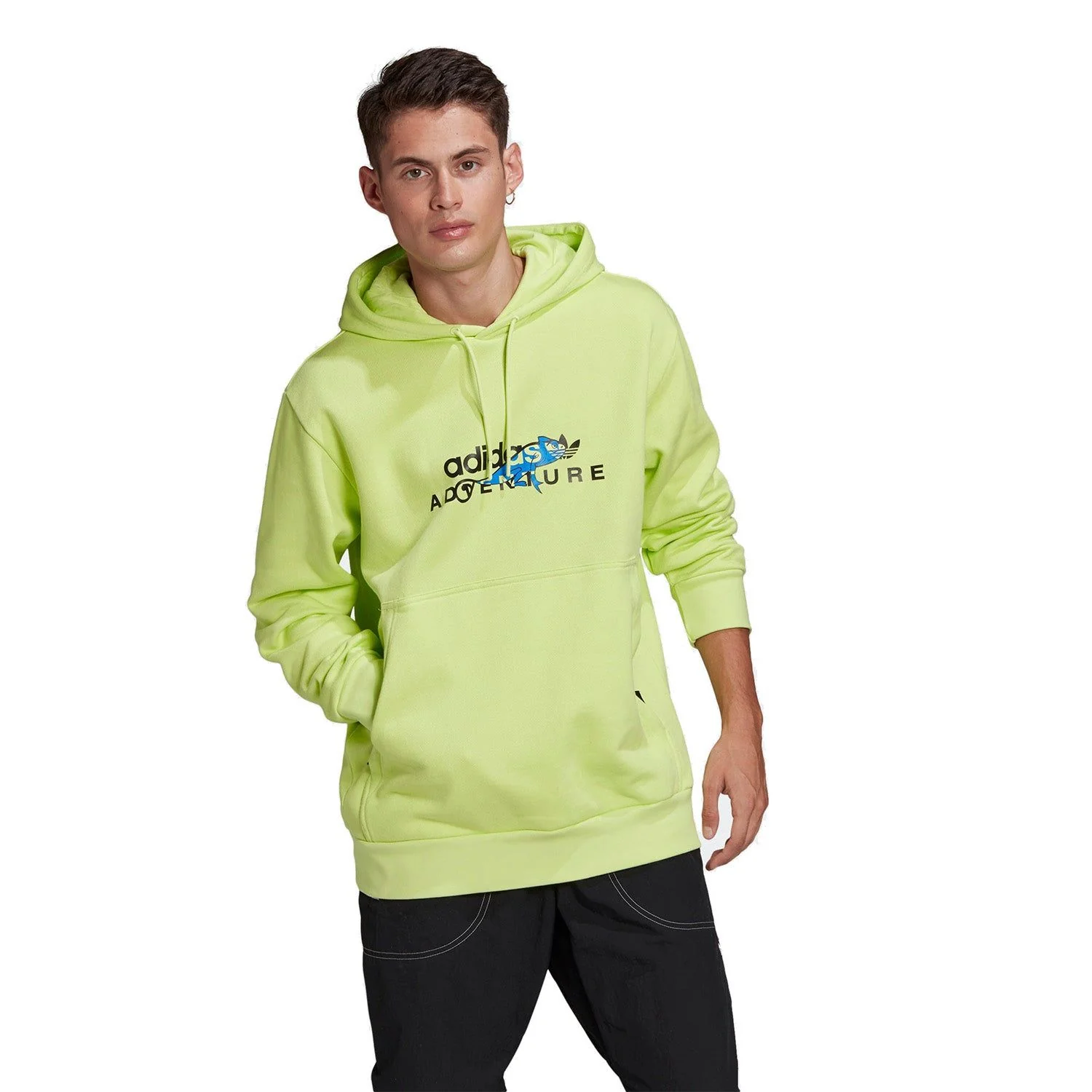 adidas Originals ADV Adventure Big Logo Hoodie - Yellow - Image 2