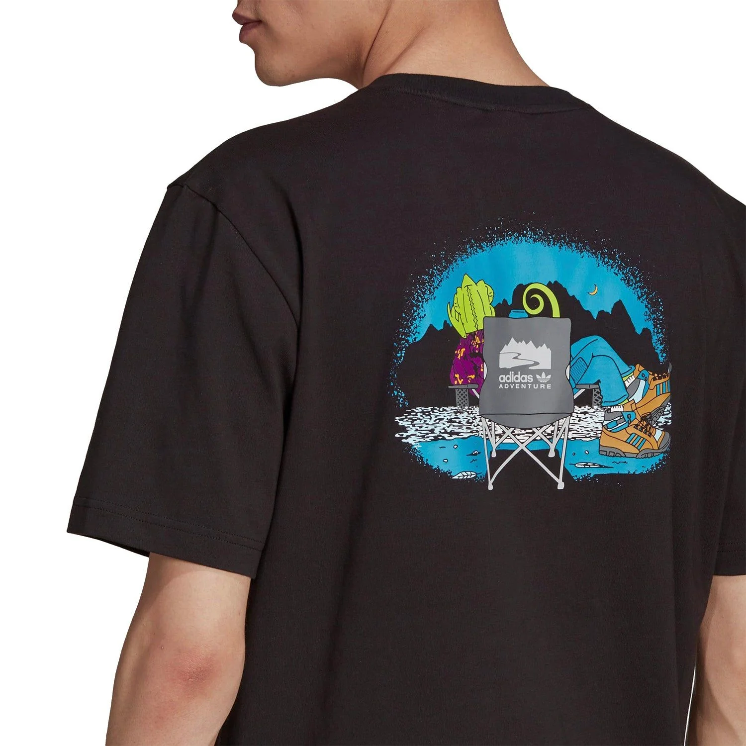 adidas Originals ADV Adventure Chameleon Tee - Black - Image 3
