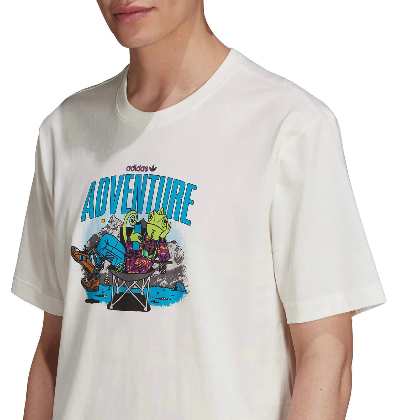adidas Originals ADV Adventure Chameleon Tee - White - Image 2