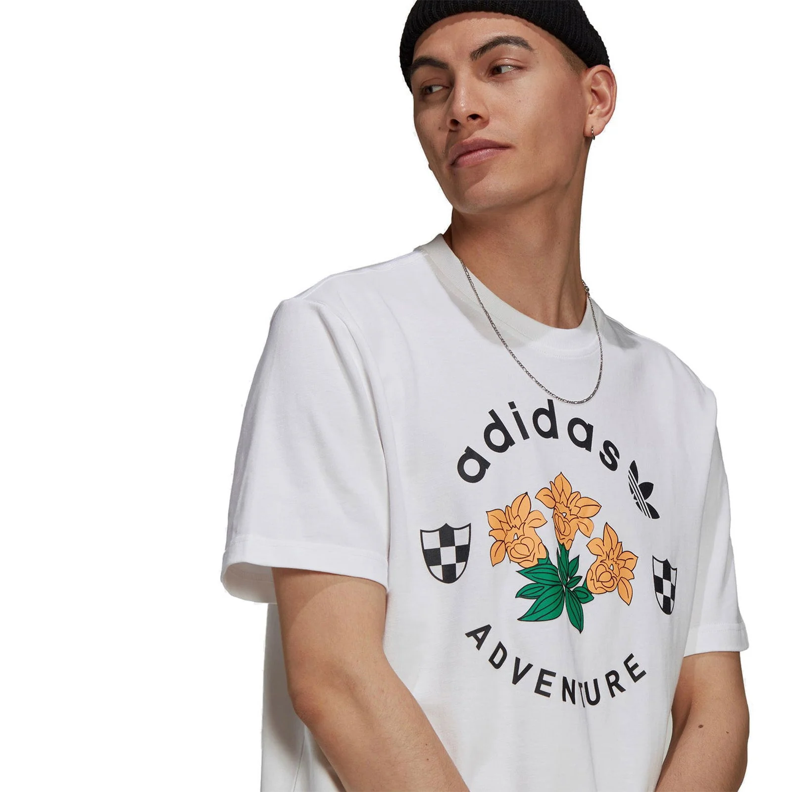 adidas Originals ADV Adventure Flowers T-shirt - White - Image 3