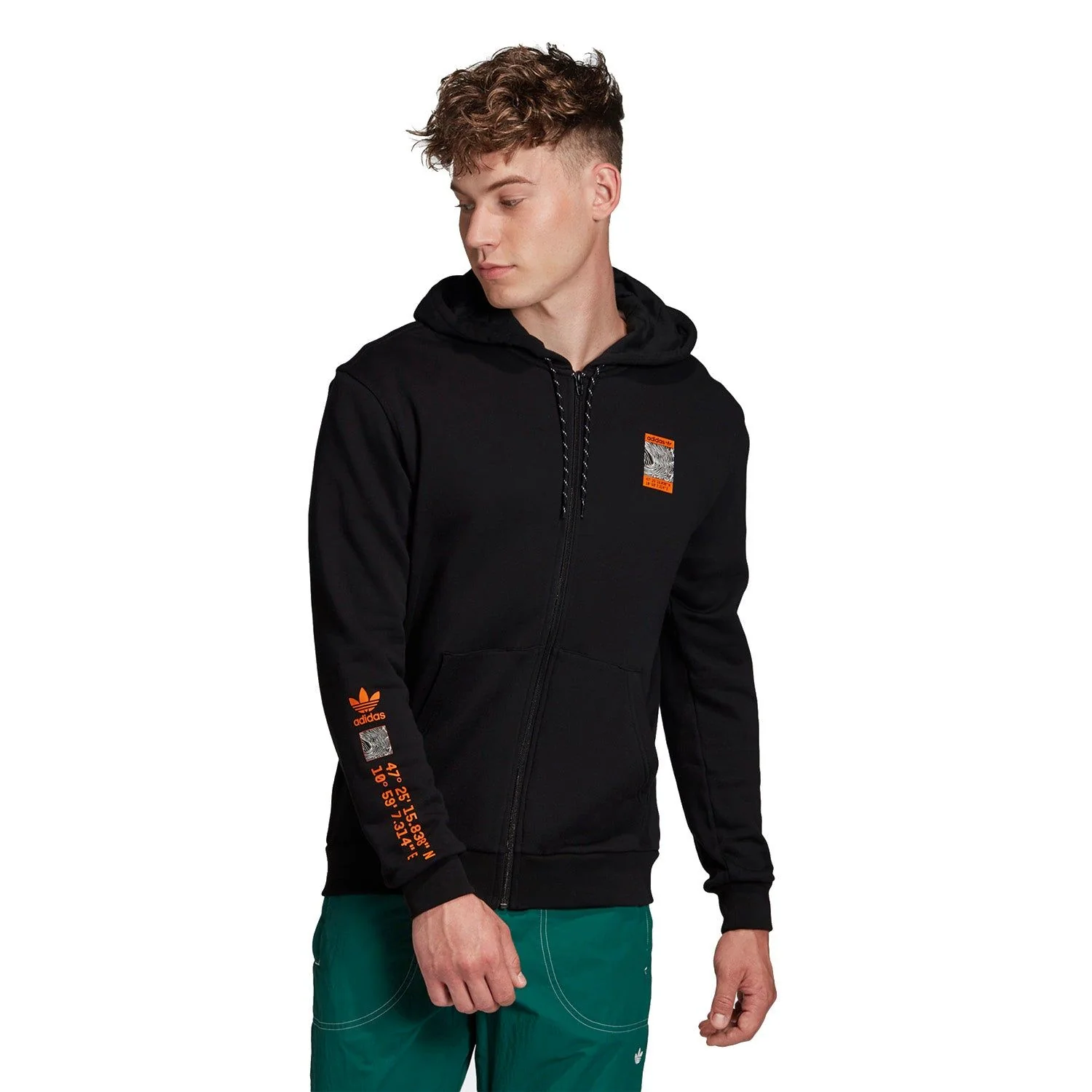 adidas Originals ADV Adventure Full-Zip Hoodie - Black - Image 3