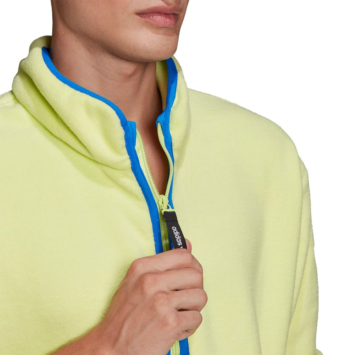 adidas Originals ADV Adventure Half Zip Fleece - Semi Frozen Yellow - Image 5