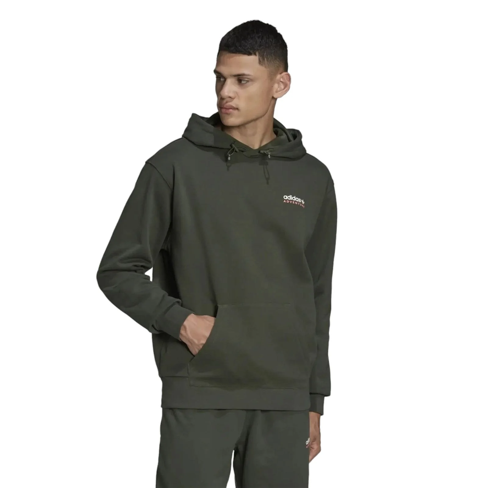 adidas Originals ADV Adventure Hoodie - Shadow Green - Image 3