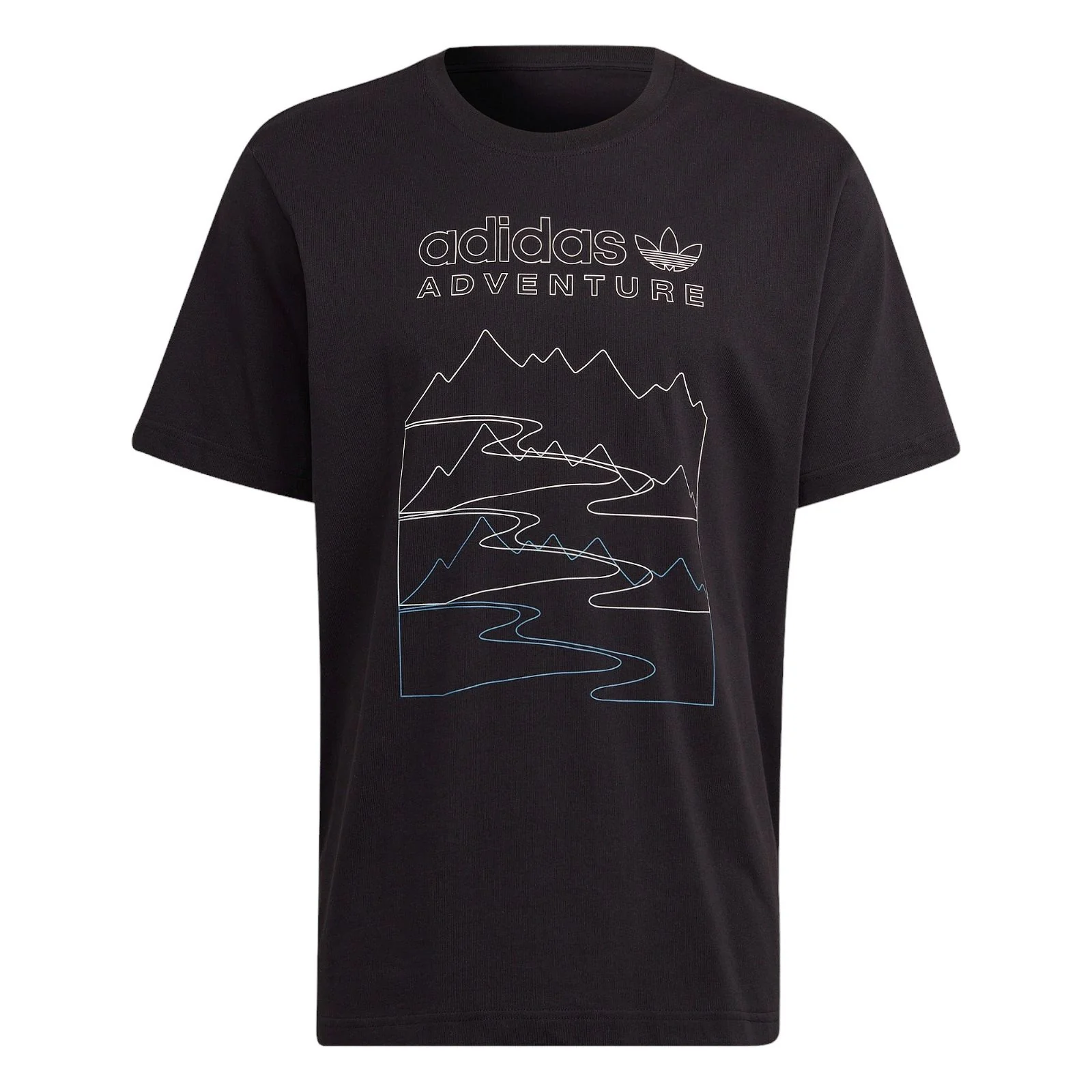 adidas Originals ADV Adventure Mountain Front T-Shirt - Black