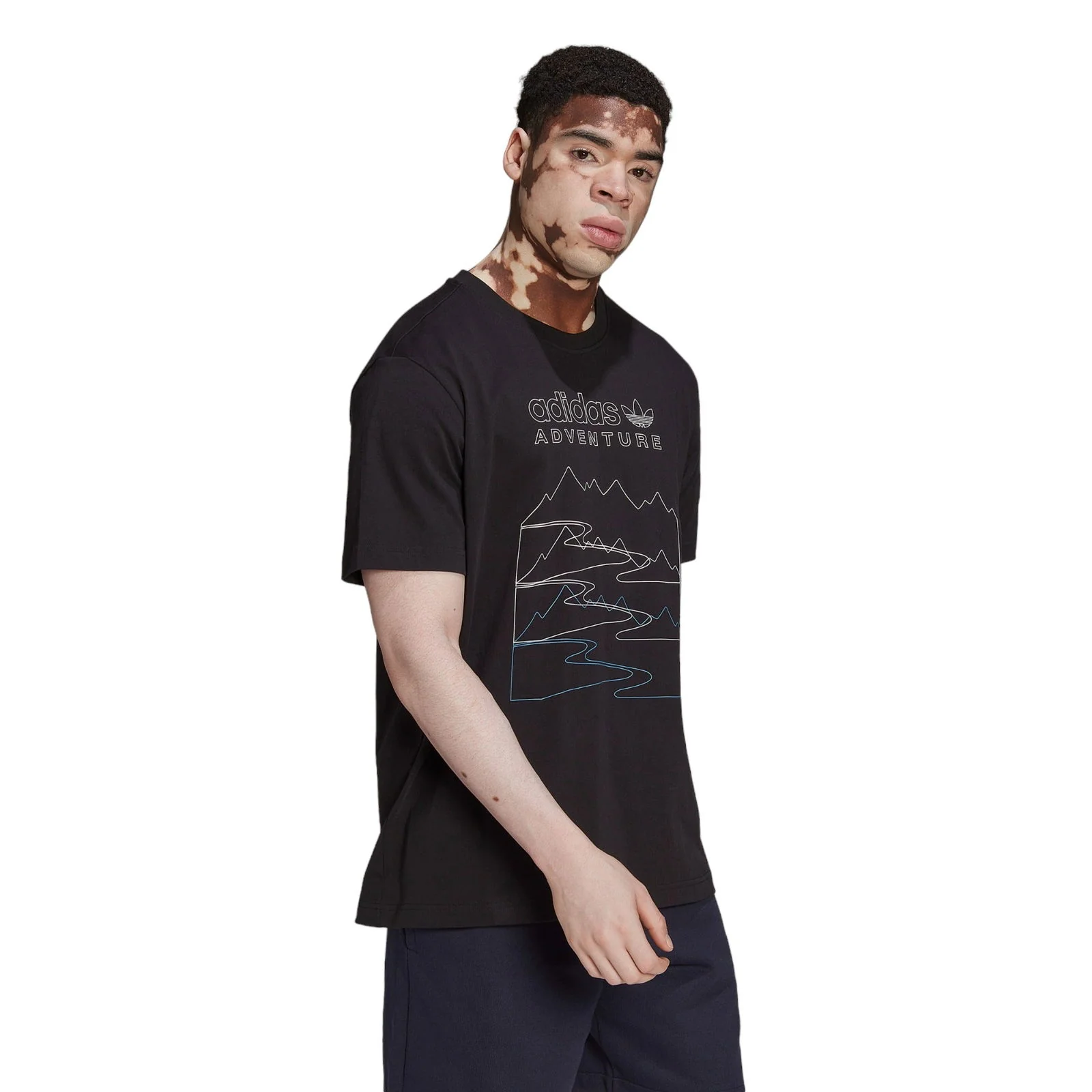adidas Originals ADV Adventure Mountain Front T-Shirt - Black - Image 4