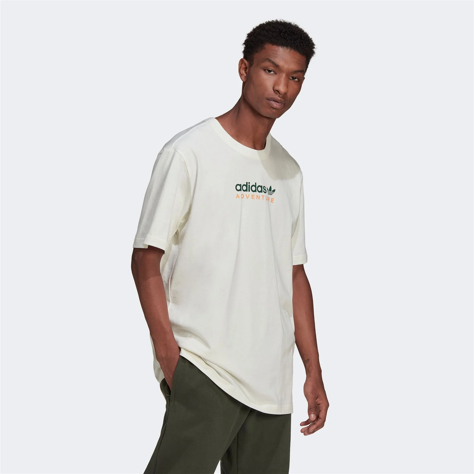 adidas Originals ADV Adventure Mountain Spray Tee - Off White - Image 5