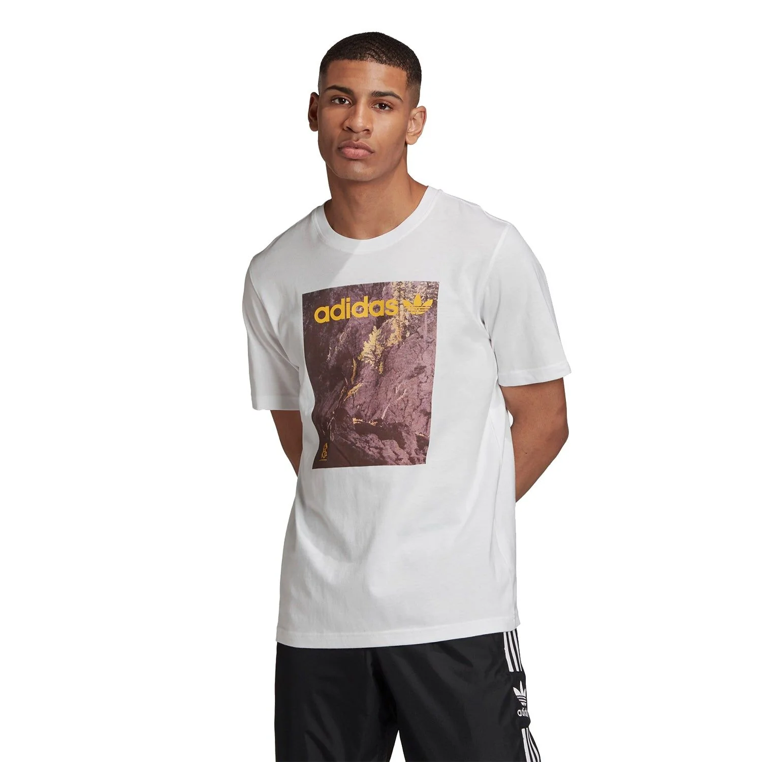 adidas Originals ADV Adventure T Shirt - White - Image 3