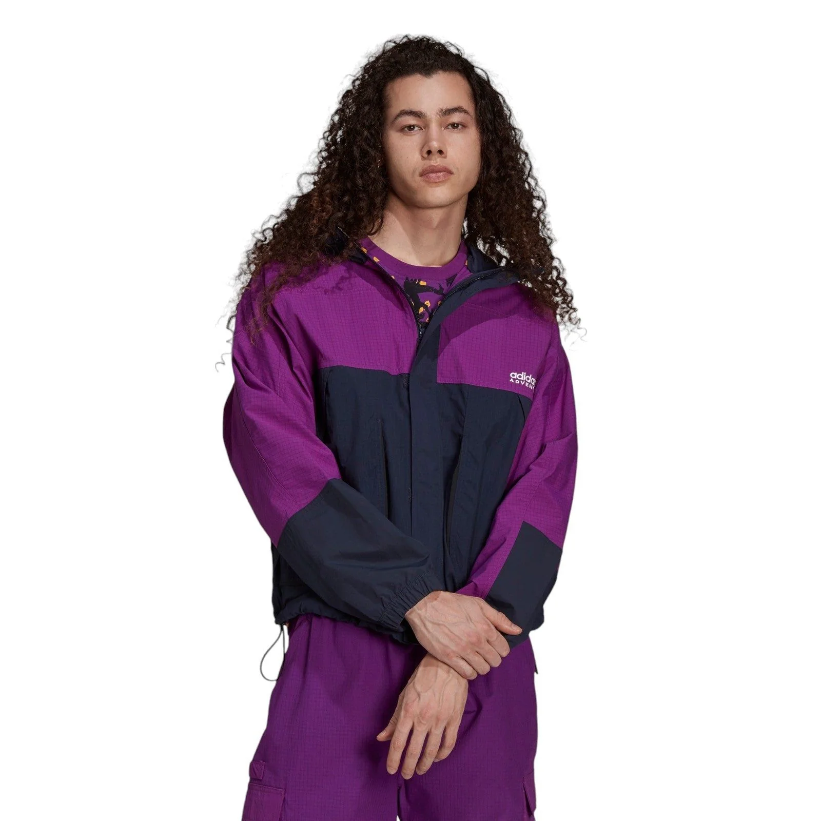 adidas Originals ADV Adventure Woven Windbreaker - Legend Ink - Image 2