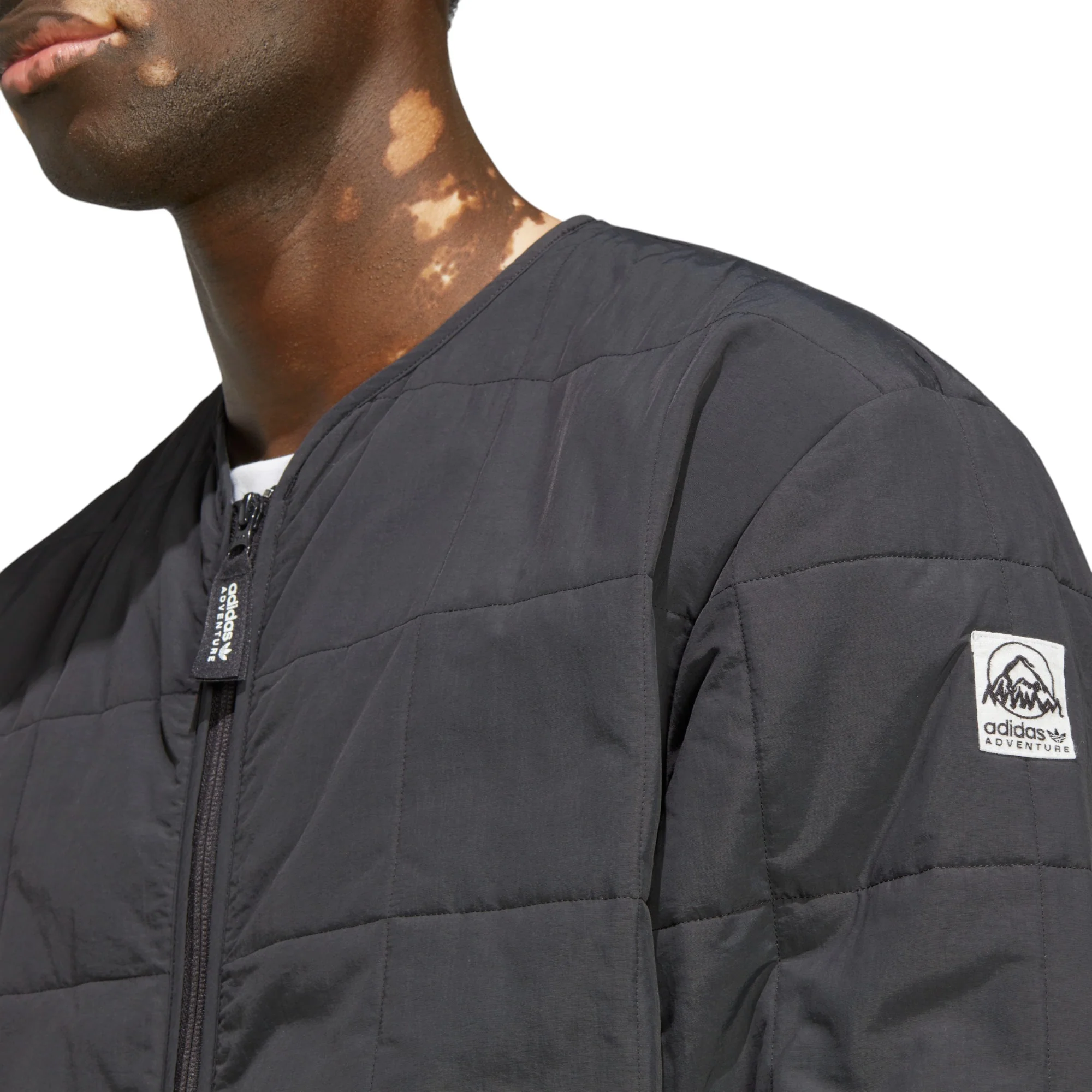 adidas Originals ADV FC Quilited Liner Jacket - Black - Image 2