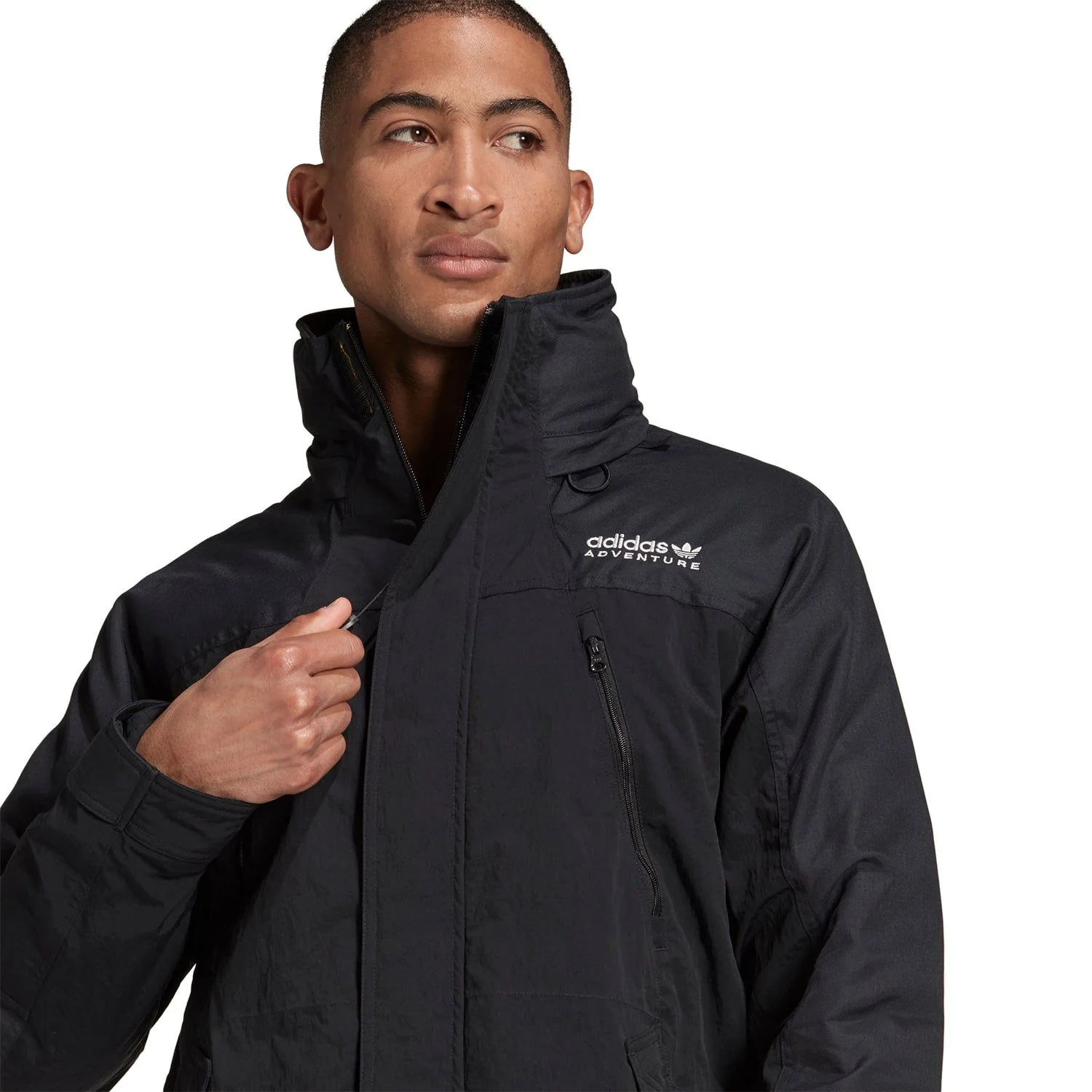 adidas Originals Adventure Blocked Outdoor Jacket - Black - Image 3