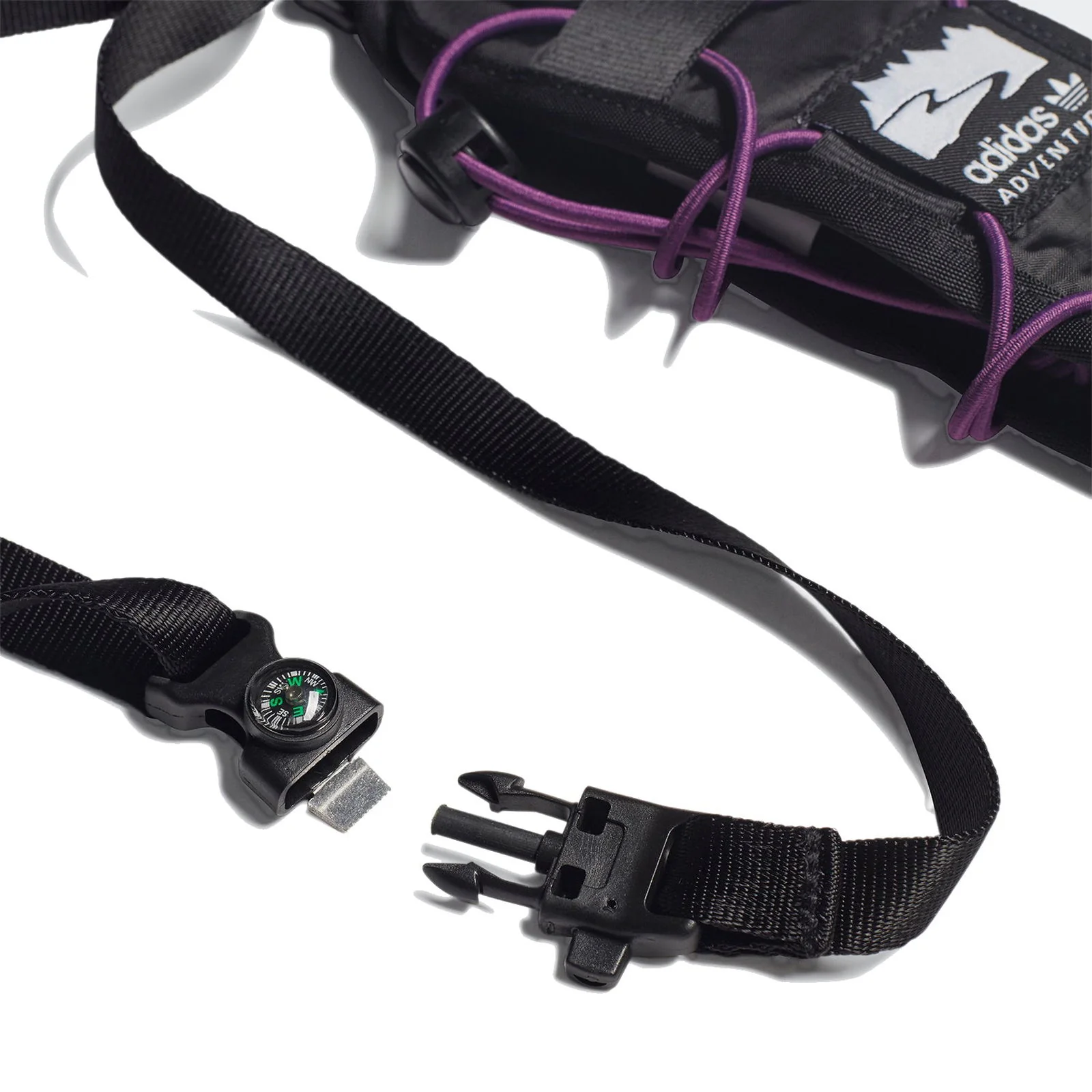 adidas Originals Adventure Bottle Holder - Black / Glory Purple - Image 3