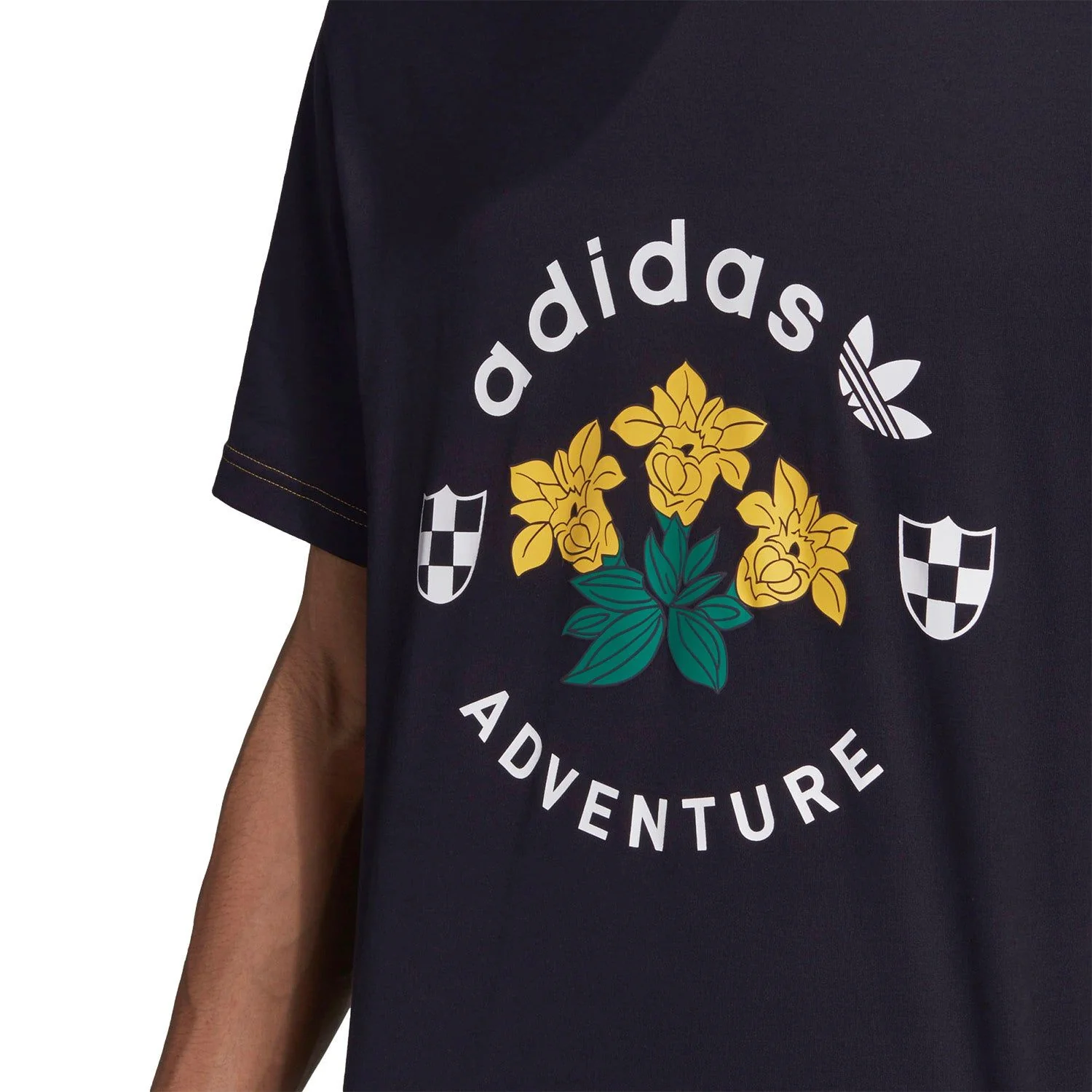adidas Originals Adventure Graphic Tee - Black - Image 4
