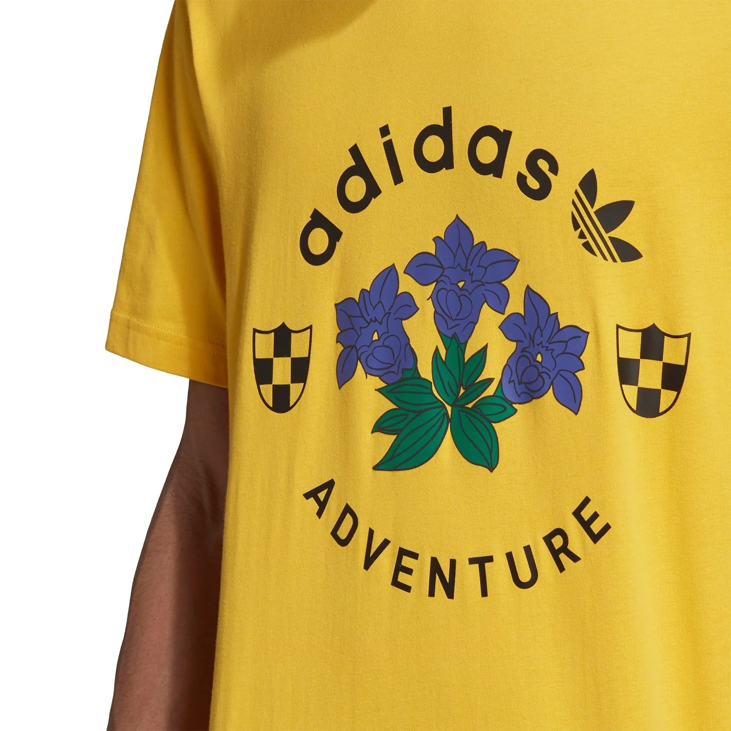 adidas Originals Adventure Graphic Tee - Gold - Image 4