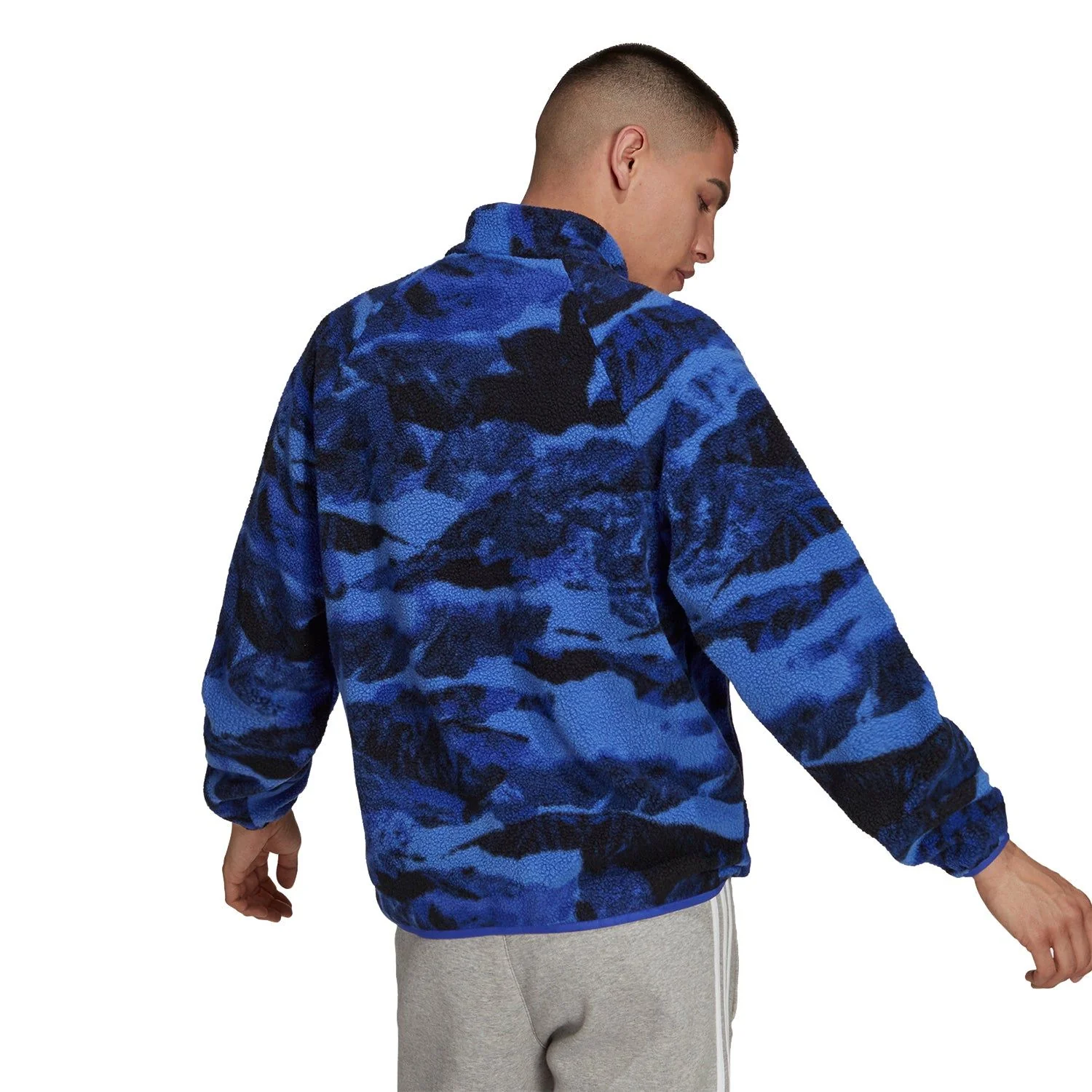 adidas Originals Adventure Half Zip Fleece - Sonic Ink - Image 3