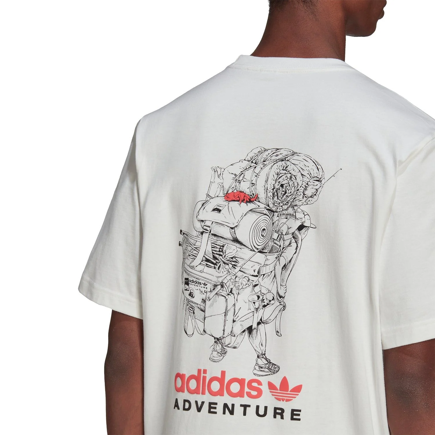 adidas Originals Adventure Packalot Tee - White - Image 2