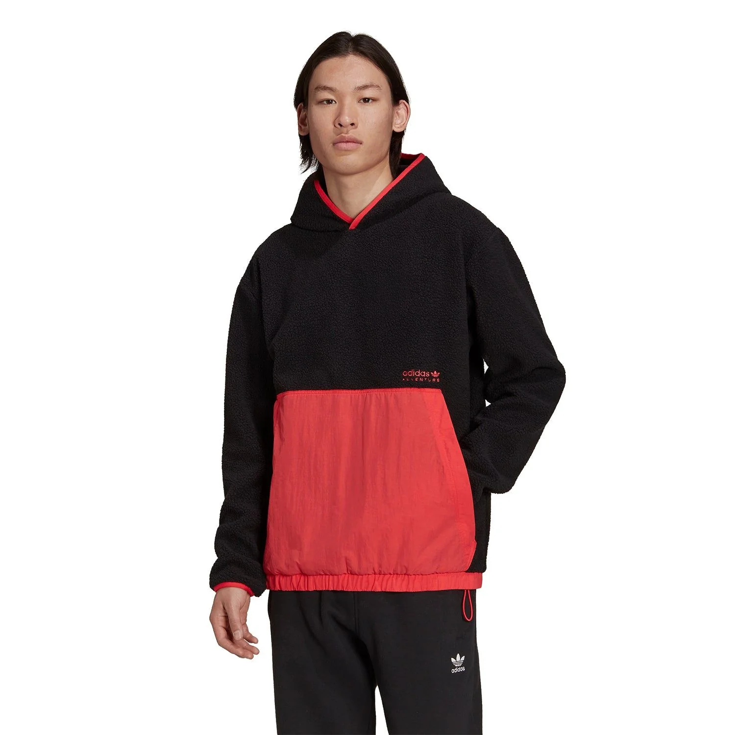 adidas Originals Adventure Polar Fleece Hoodie - Black