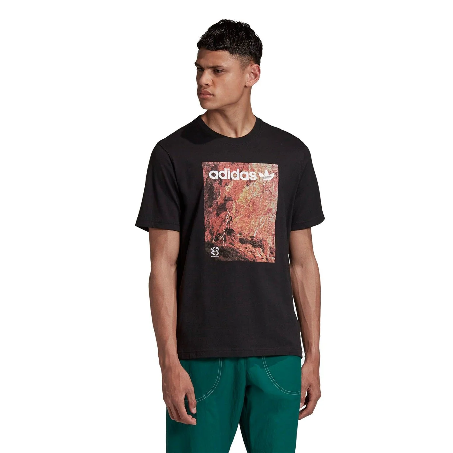 adidas Originals Adventure Tee - Black - Image 3