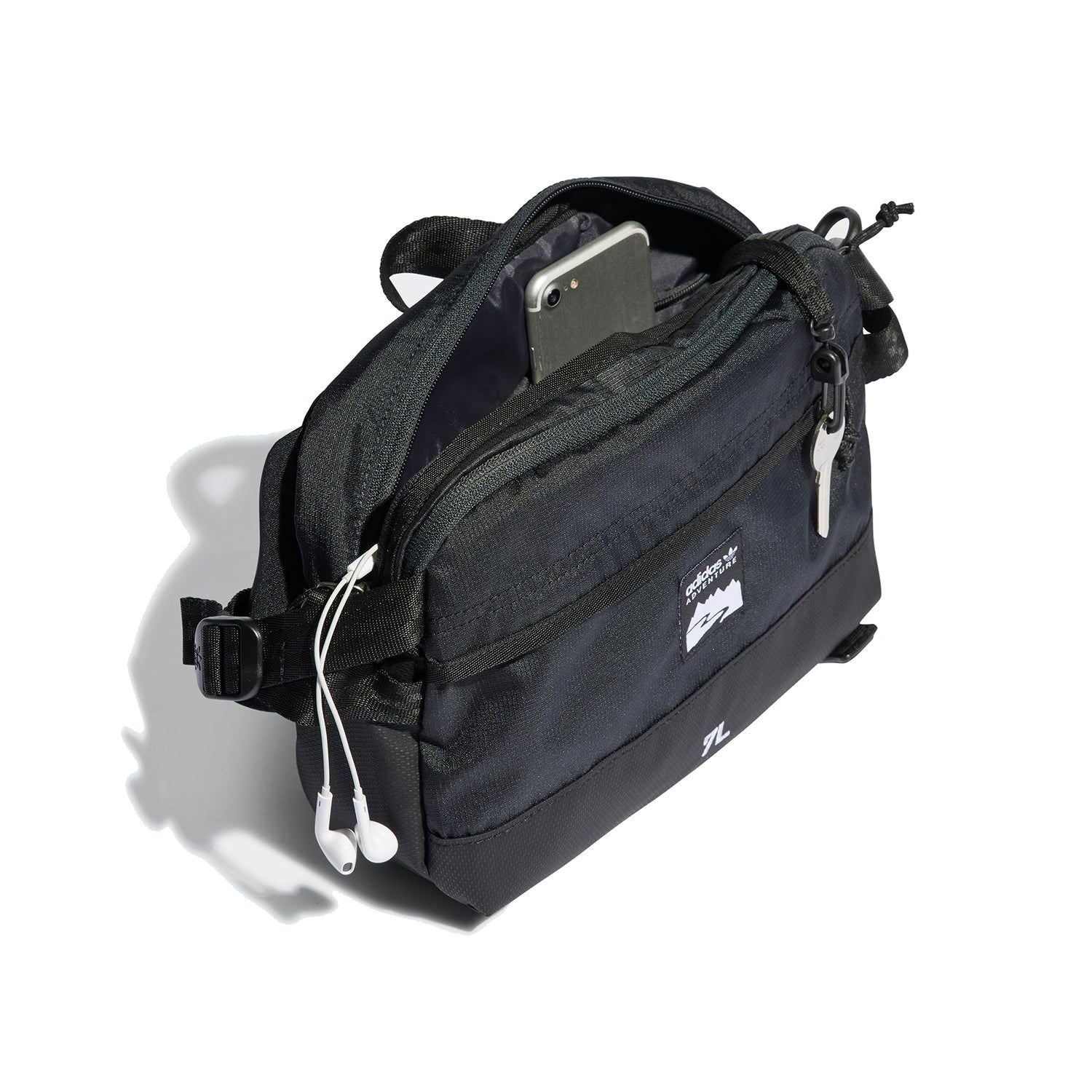 adidas Originals Adventure Waist Bag Large - Black - Image 4