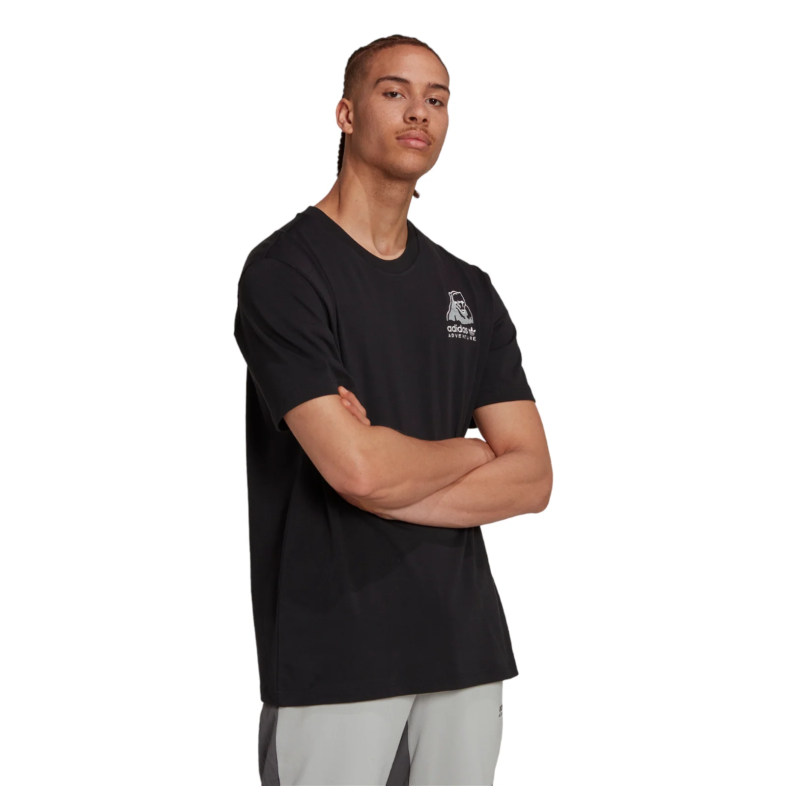 adidas Originals Adventure Winter T-Shirt - Black - Image 4