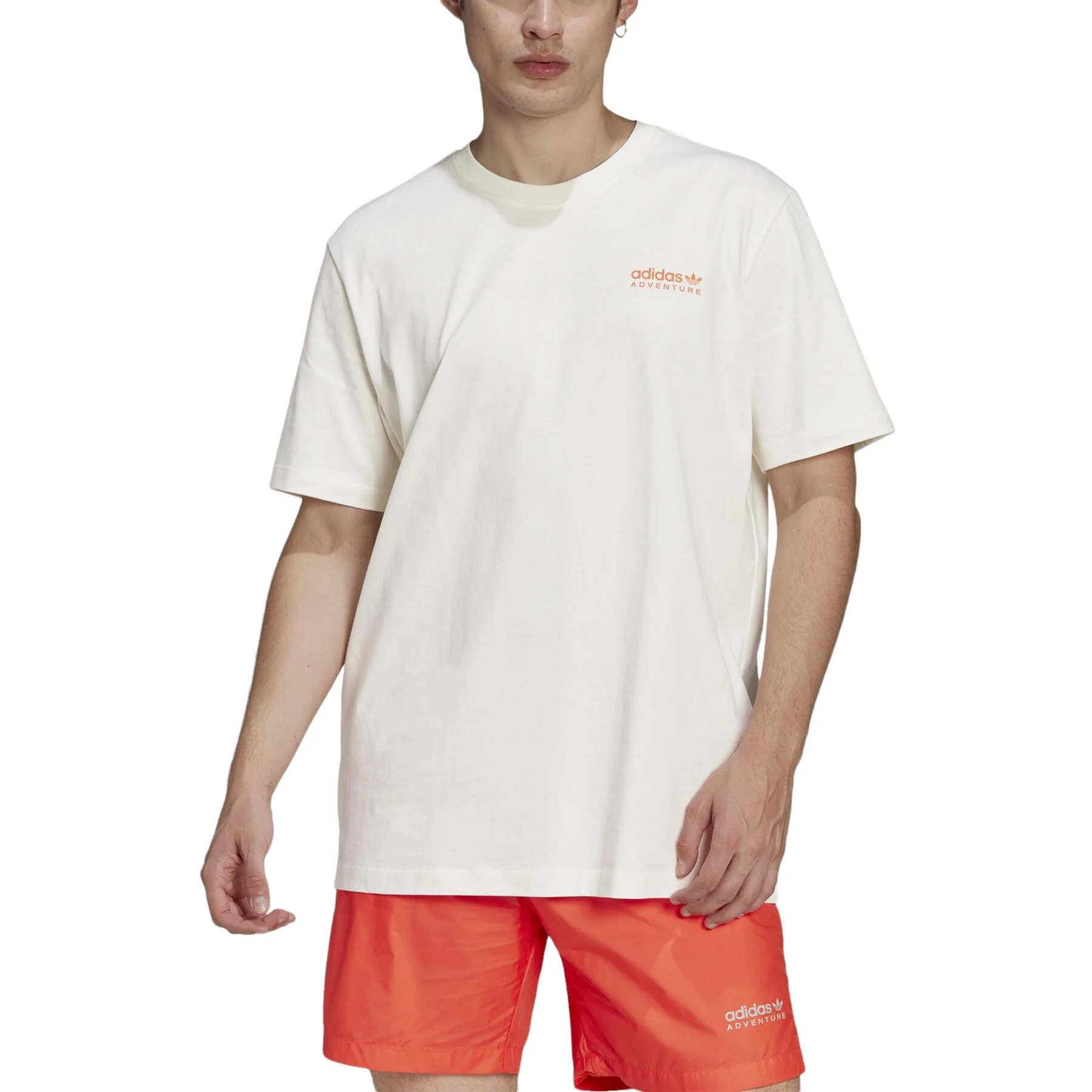 adidas Originals Adventure Woodwave Tee - White - Image 3