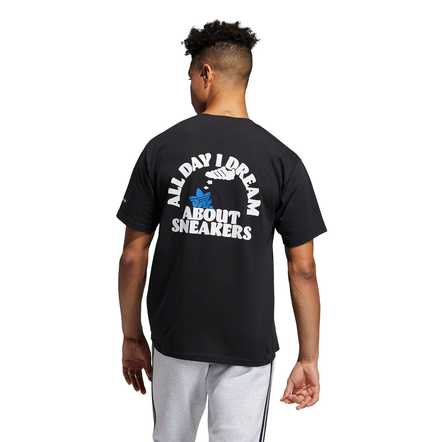 adidas Originals 'All Day I Dream About adidas' T Shirt - Black
