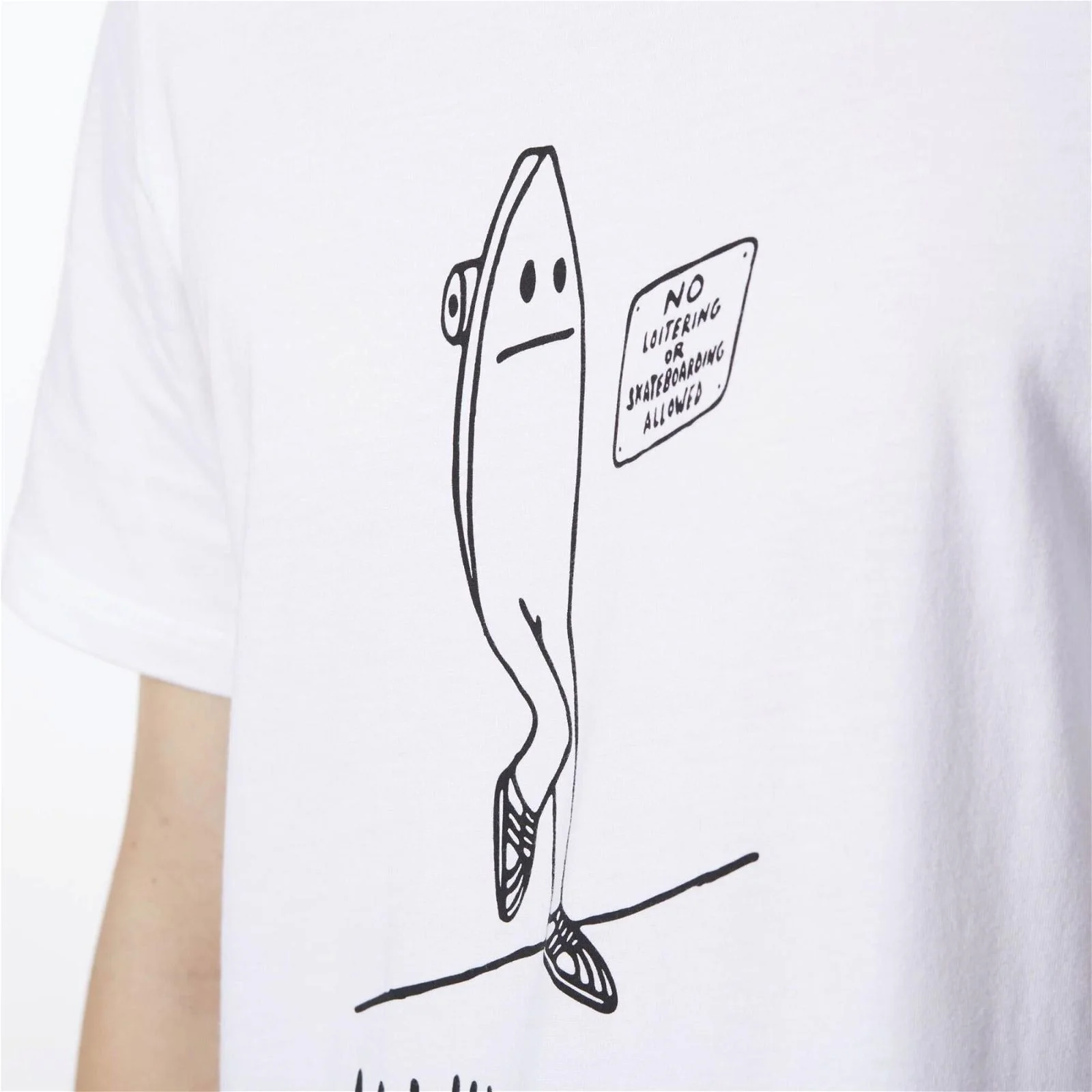 adidas Originals Always Board T Shirt - White - Image 4
