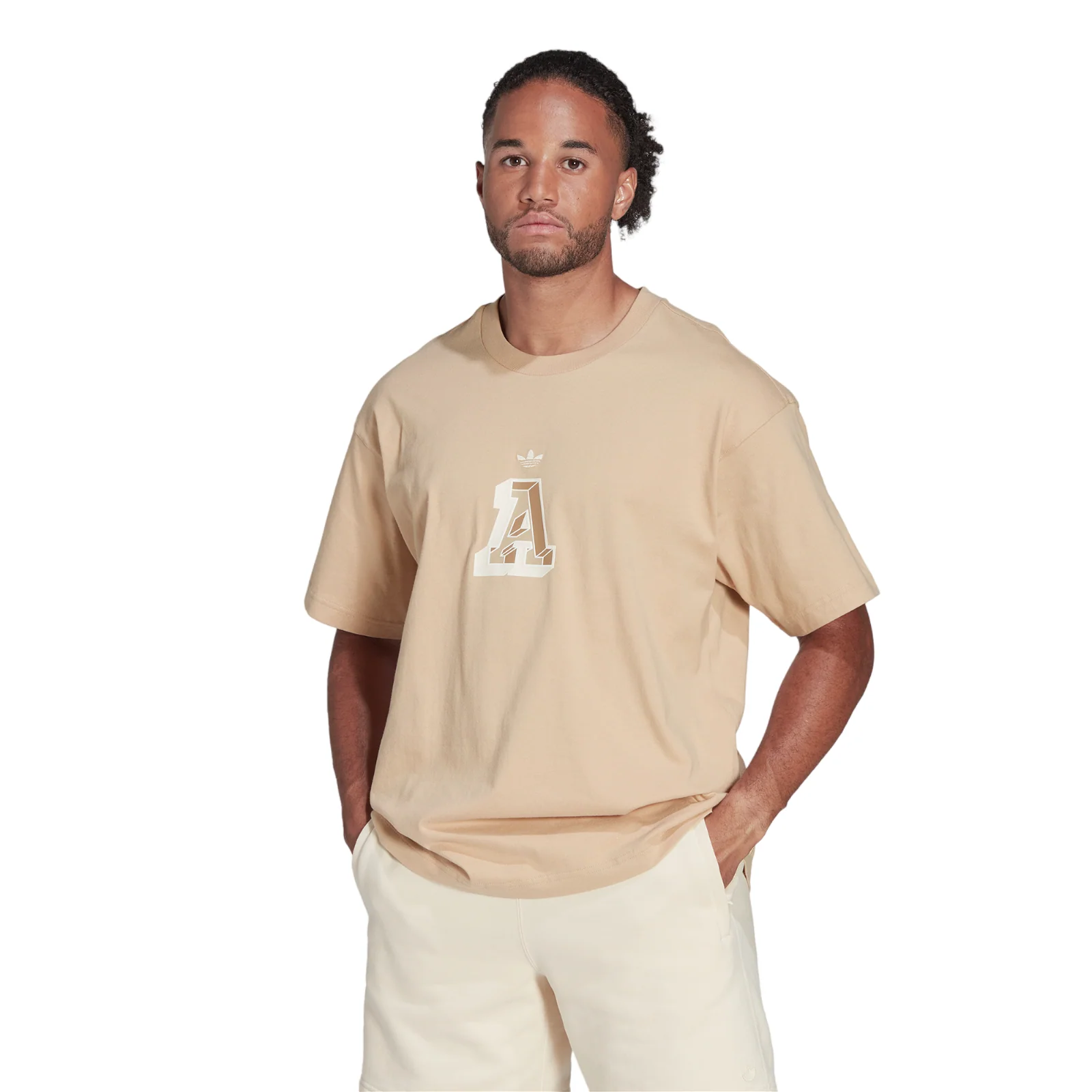 adidas Originals Anniversary T Shirt - Magic Beige - Image 2