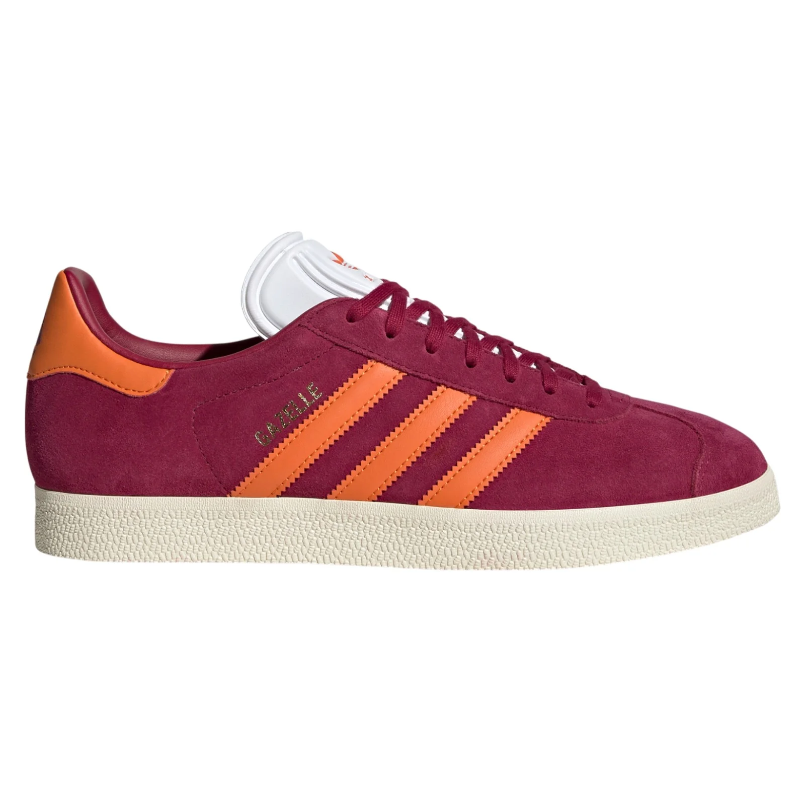 adidas Originals AS Roma Bring Back Gazelle Shoes - Legacy Burgundy / Unity Orange