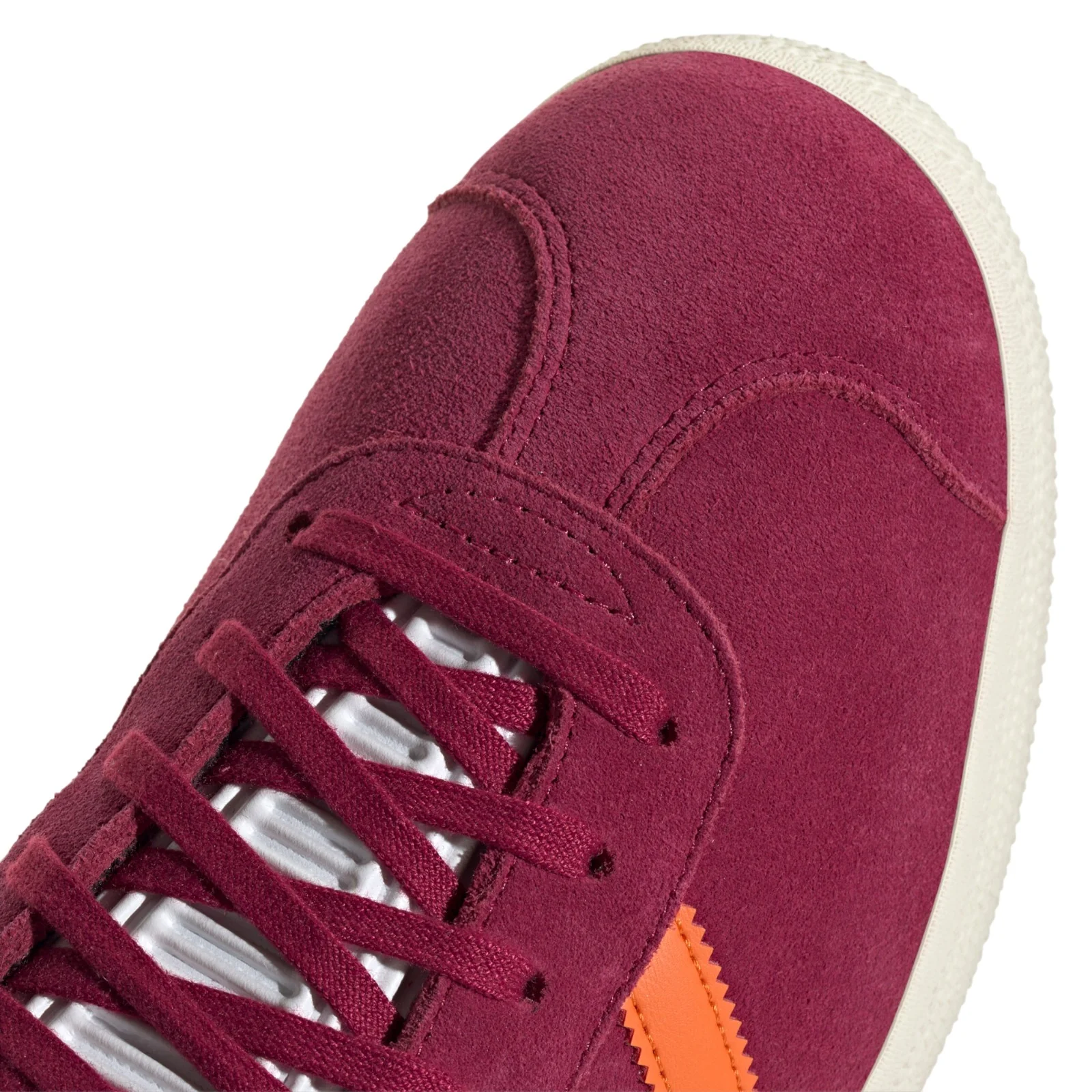 adidas Originals AS Roma Bring Back Gazelle Shoes - Legacy Burgundy / Unity Orange - Image 5
