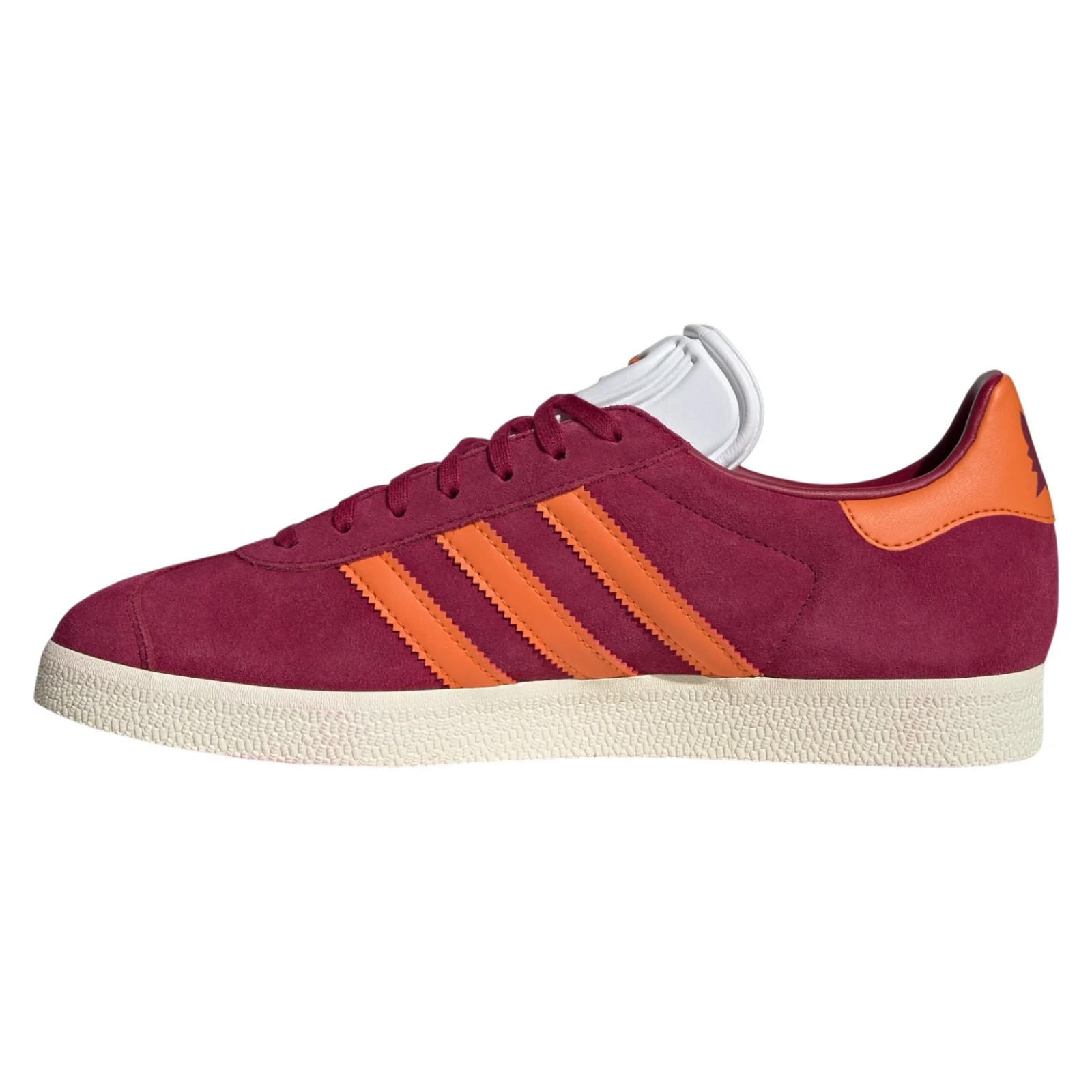 adidas Originals AS Roma Bring Back Gazelle Shoes - Legacy Burgundy / Unity Orange - Image 8