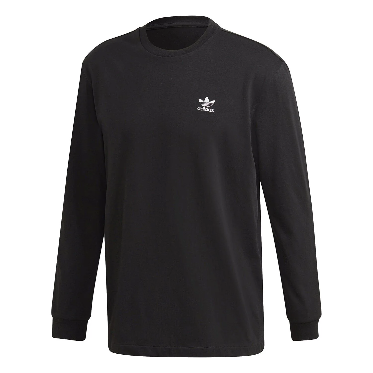 adidas Originals Back + Front Trefoil Long Sleeve T-Shirt - Black