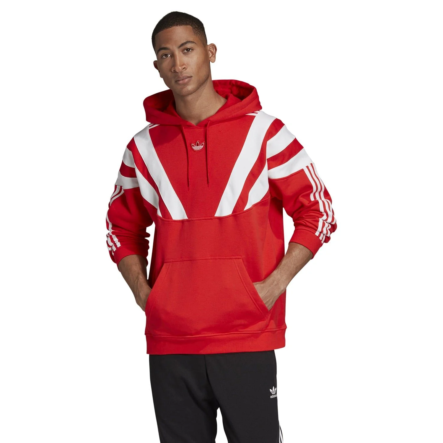 adidas Originals Balanta 96 Hoodie - Red - Image 3