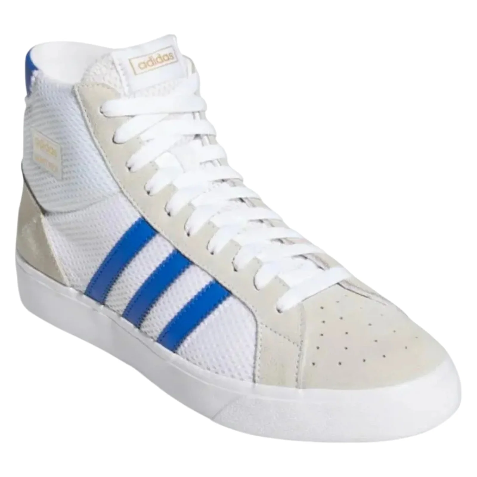 adidas Originals Basket Profi Shoes - White / Royal Blue - Image 2